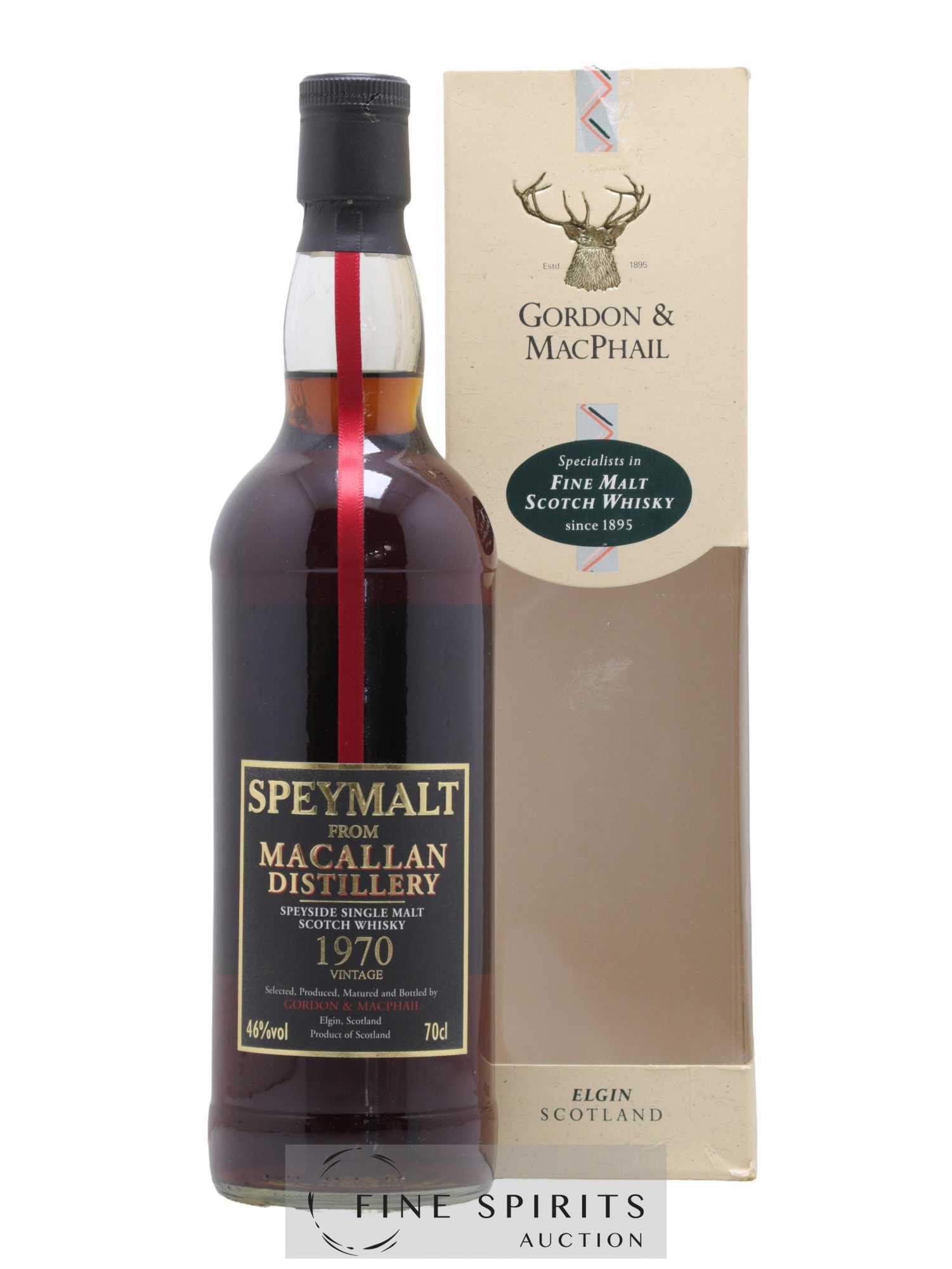Speymalt From Macallan 1970 Gordon & Macphail 1st Fill Sherry Hogshead - Cask n°10031 - bottled 2010 LMDW