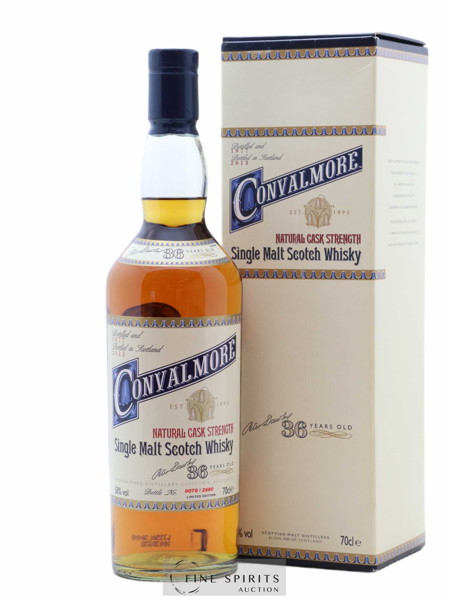 Convalmore 36 years 1977 Of. One of 2680 - bottled 2013 Limited Edition