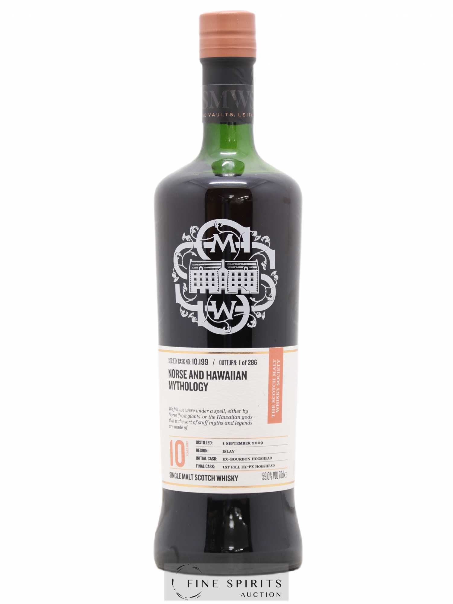Norse and Hawaiian Mythology 10 years 2009 The Scotch Malt Whisky Society Cask n°10.199 - One of 286