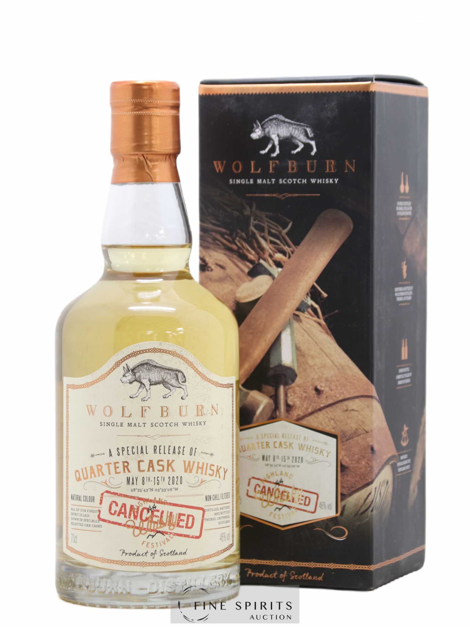 Wolfburn Of. Quarter Cask Highland Whisky Festival 2020 Cancelled