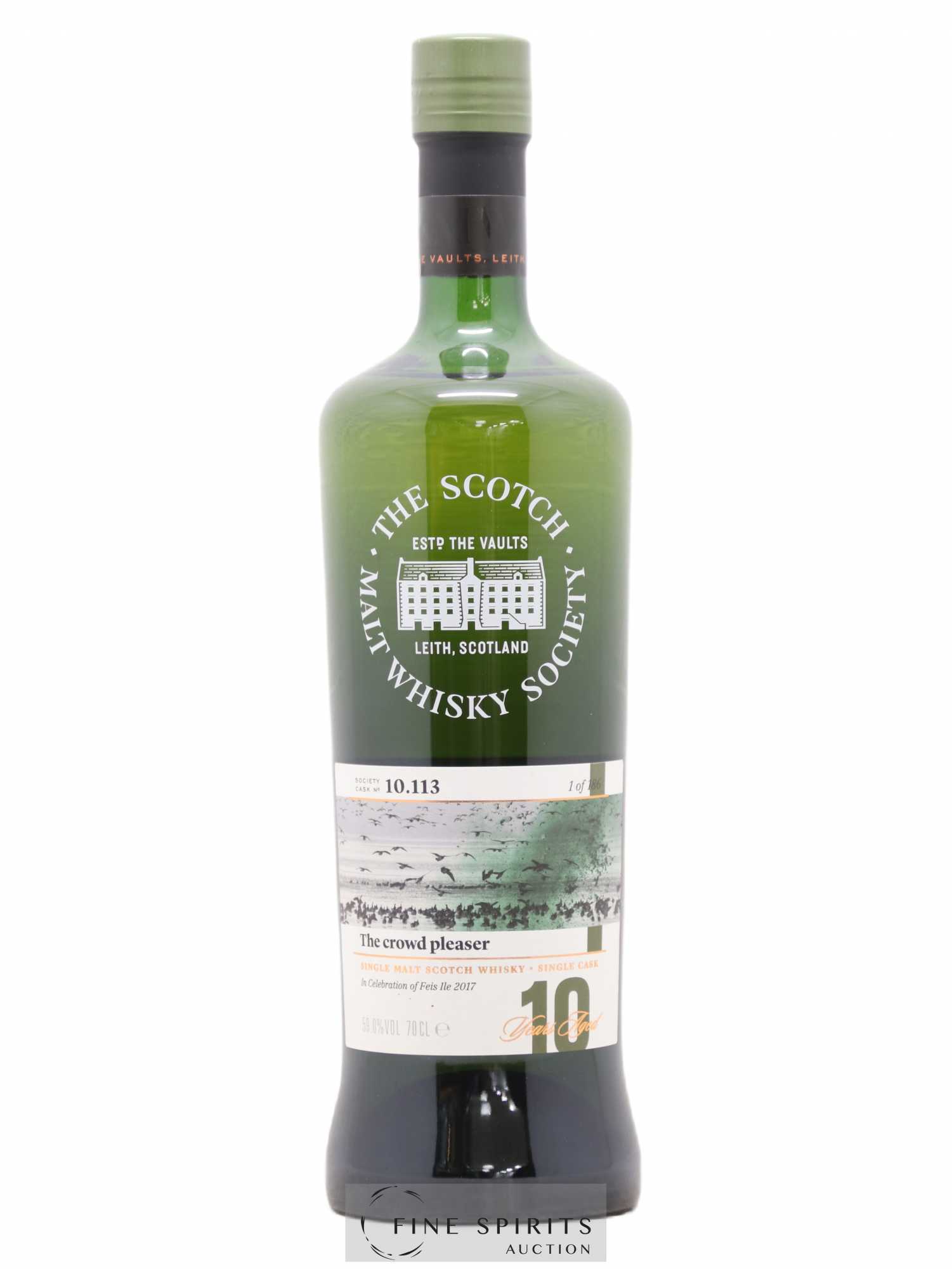 The Crowd Pleaser 10 years The Scotch Malt Whisky Society Cask n°10.113 - One of 186 Feis Ile 2017