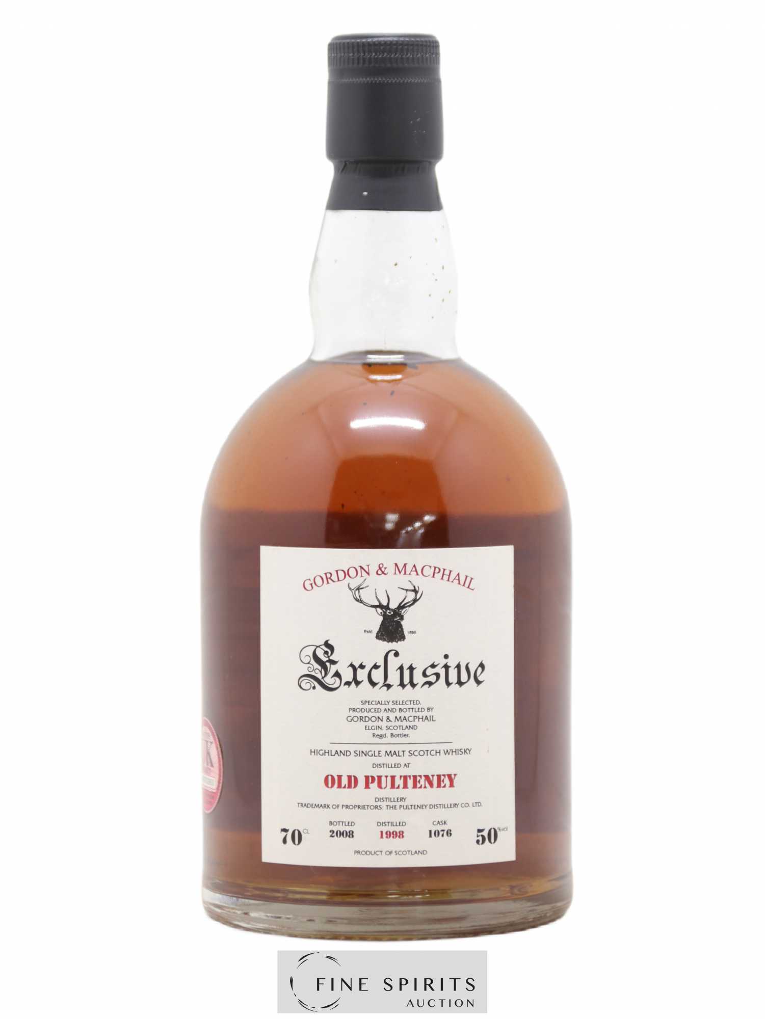 Old Pulteney 1998 Gordon & MacPhail Exclusive Cask n°1076 - bottled 2008