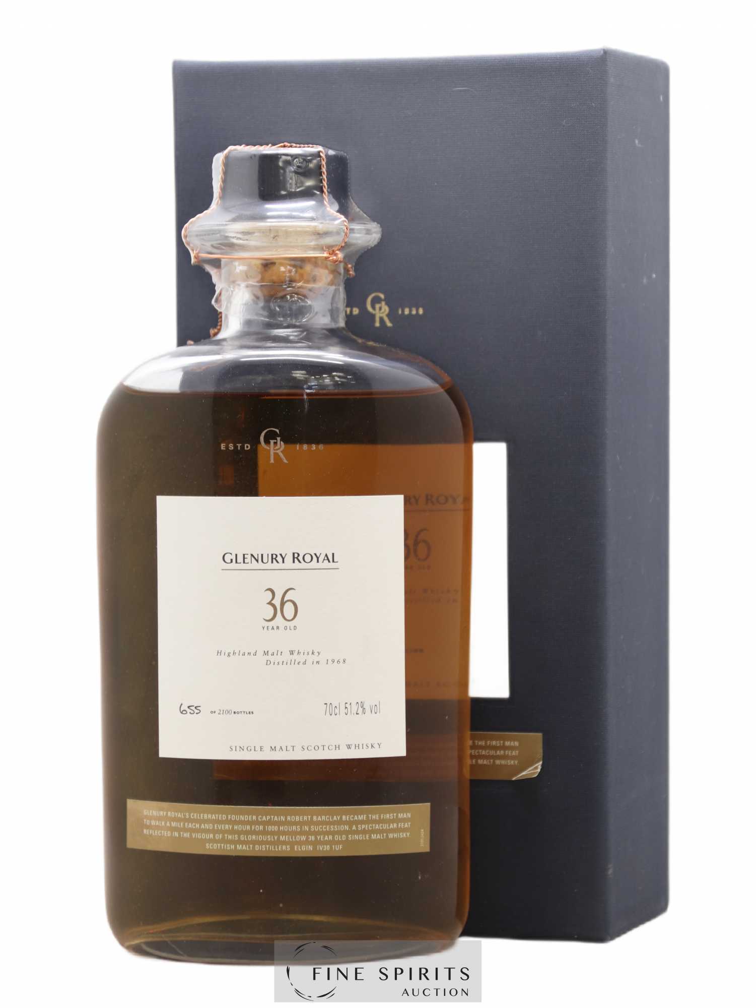 Glenury Royal 36 years 1968 Of. One of 2100 bottles