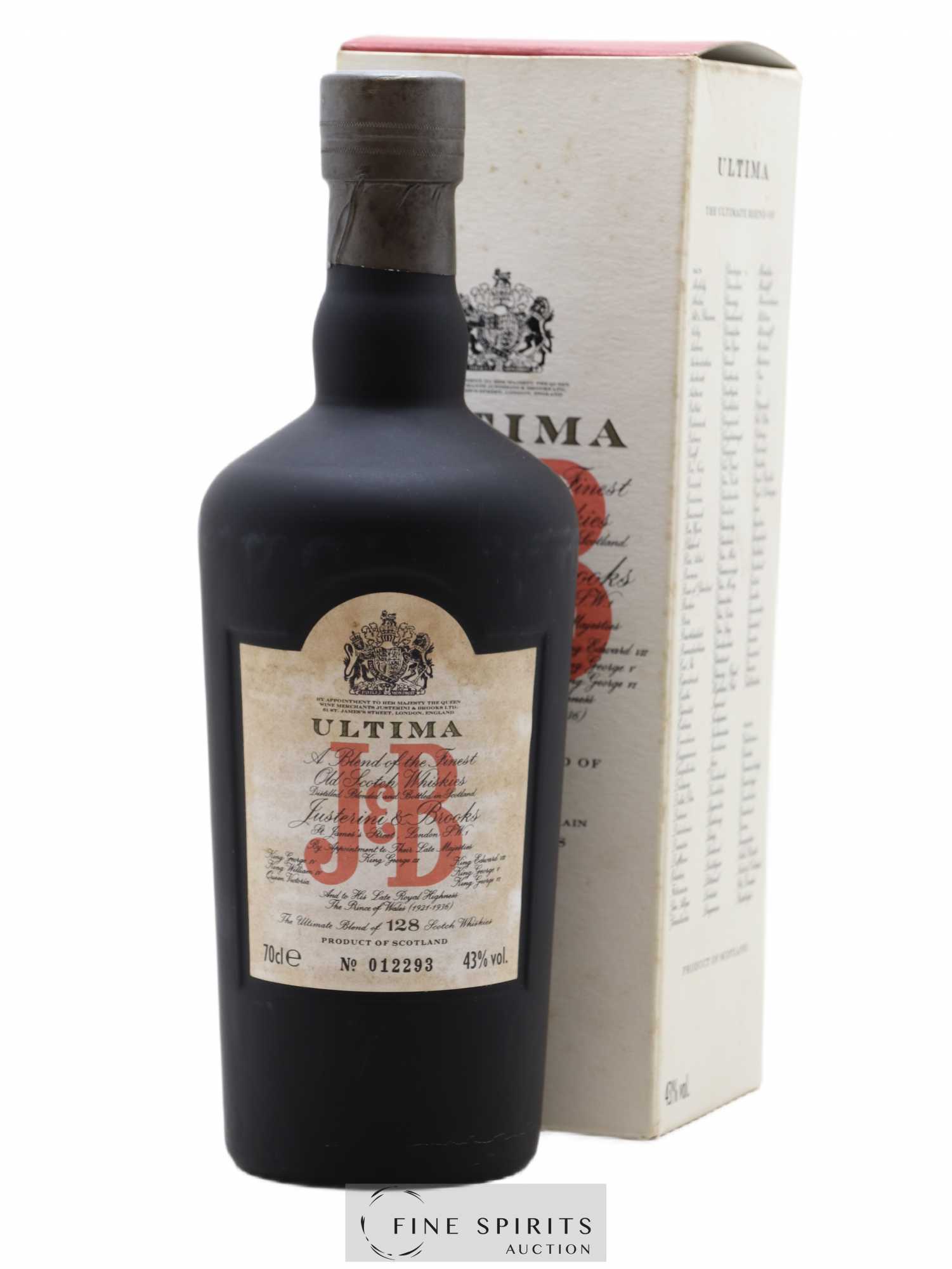 J&B Of. Ultima Blend of 128 whiskies - bottled 1994