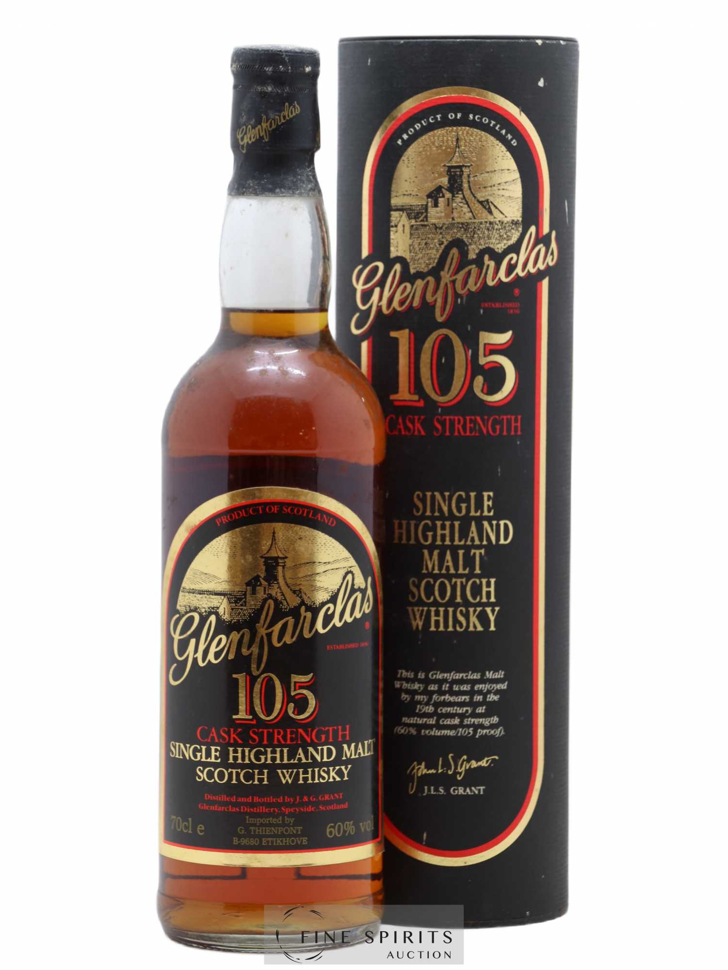 Glenfarclas Of. 105 Cask Strength Thienpont Import