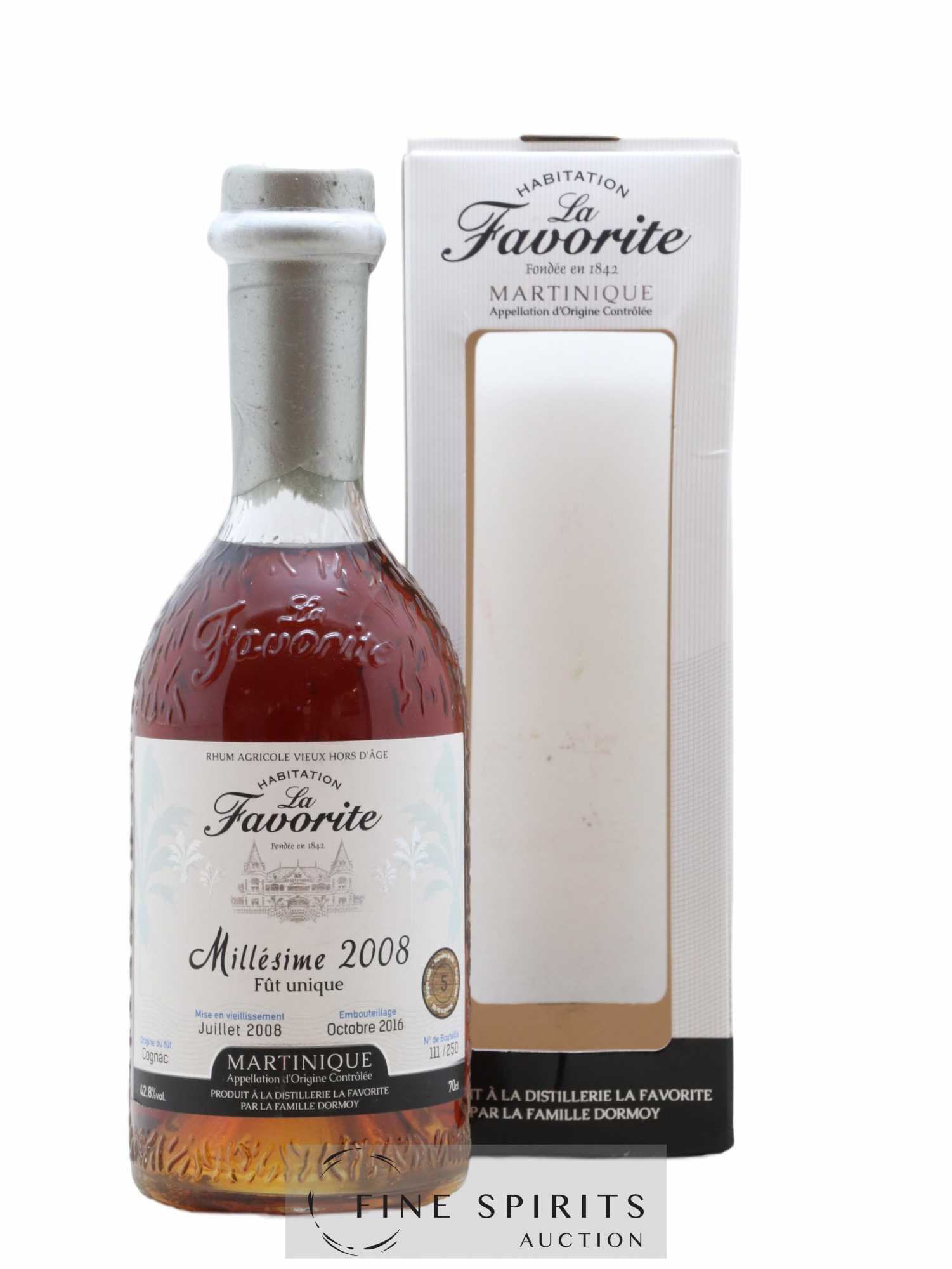 La Favorite 2008 Of. Cognac Single Cask n°5 - One of 250 - bottled 2016