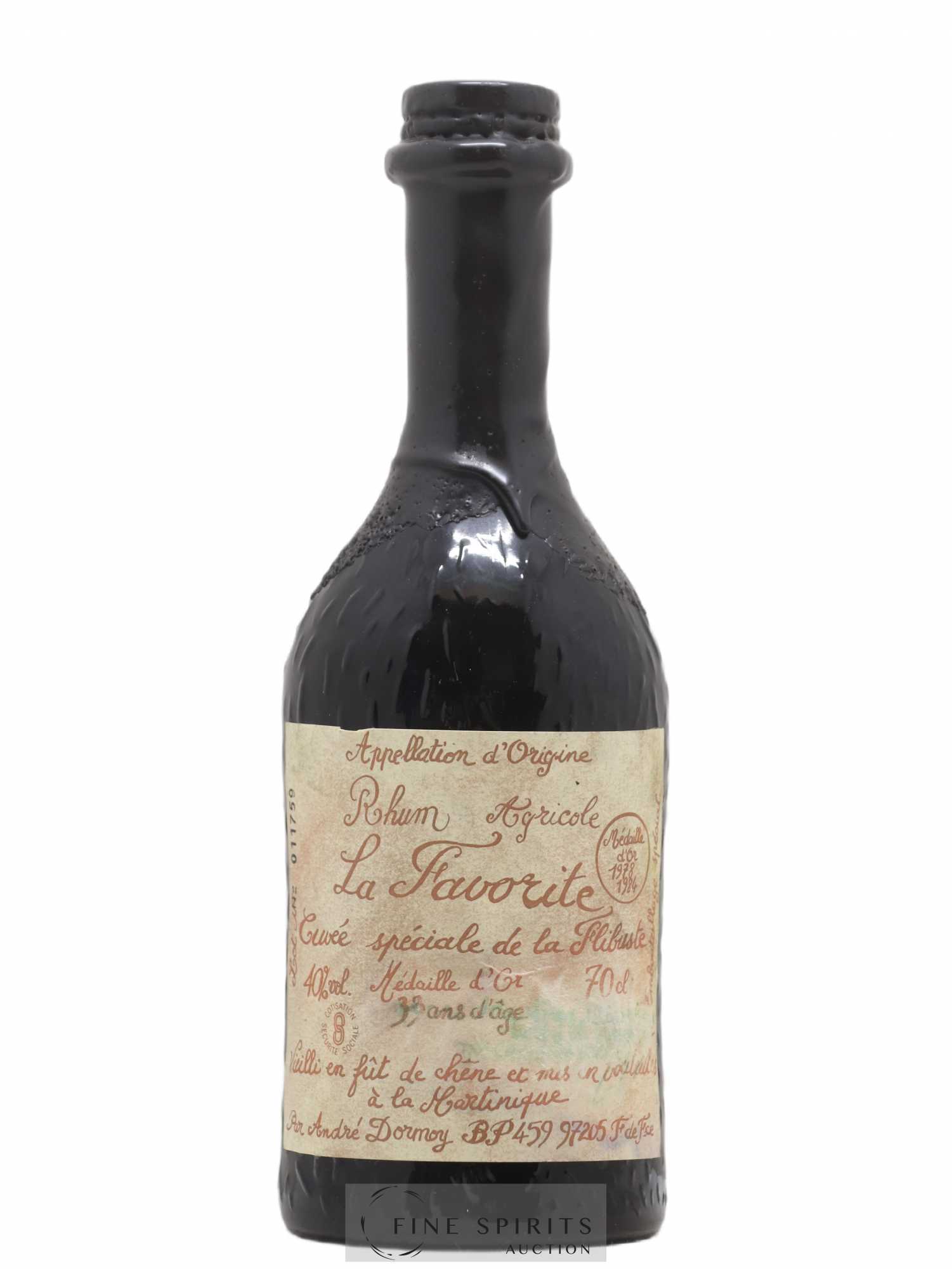 La Favorite 33 years Of. La Flibuste Embouteillage Spécial Cuvée Spéciale