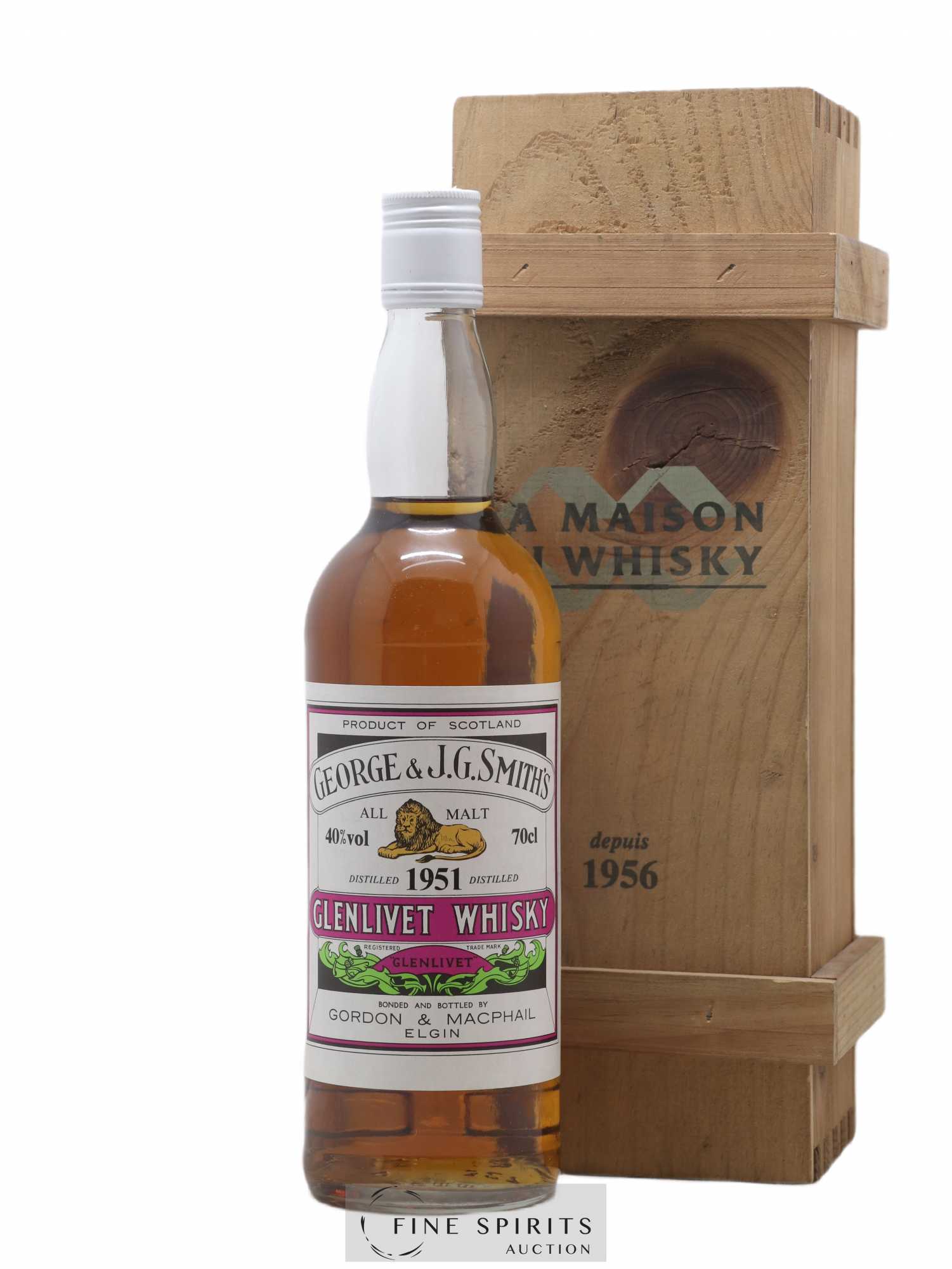 Glenlivet (The) 1951 Gordon & Macphail George & J.G. Smith's
