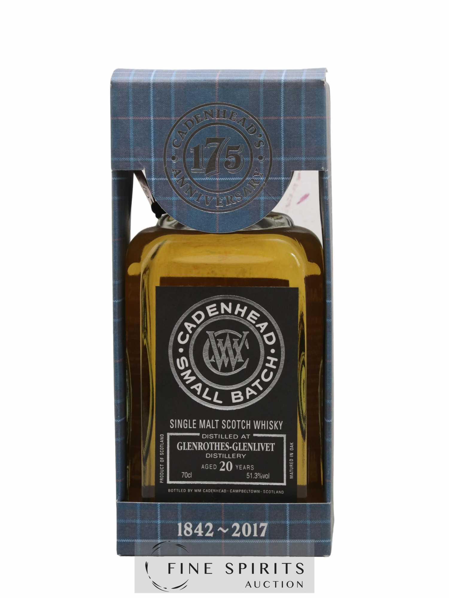 Glenrothes 20 years 1996 Cadenhead's One of 1314 - bottled 2017 175th Anniversary Small Batch