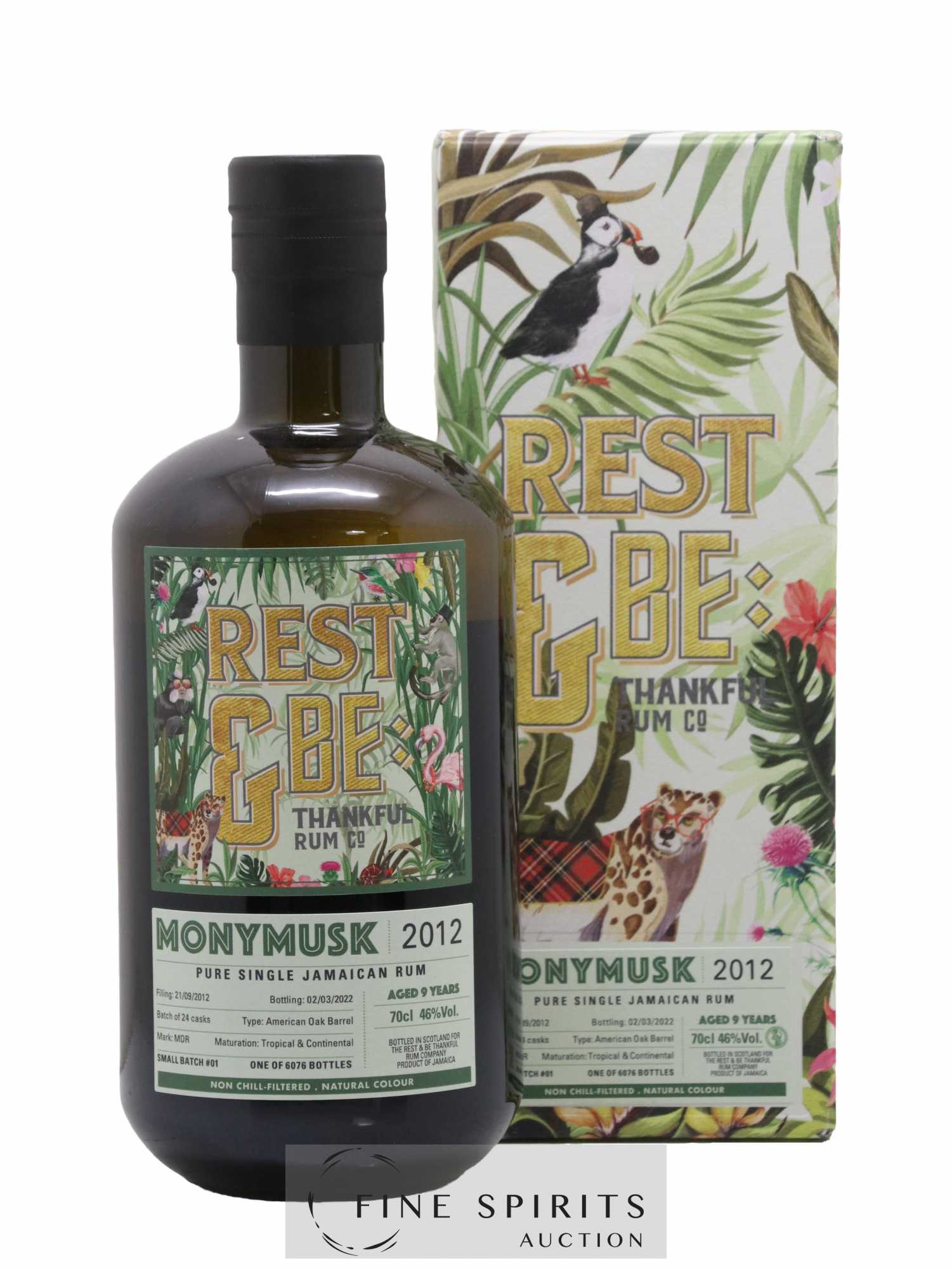 Monymusk 9 years 2012 Rest & Be Thankful Small batch n°01 - One of 6076 - bottled 2022