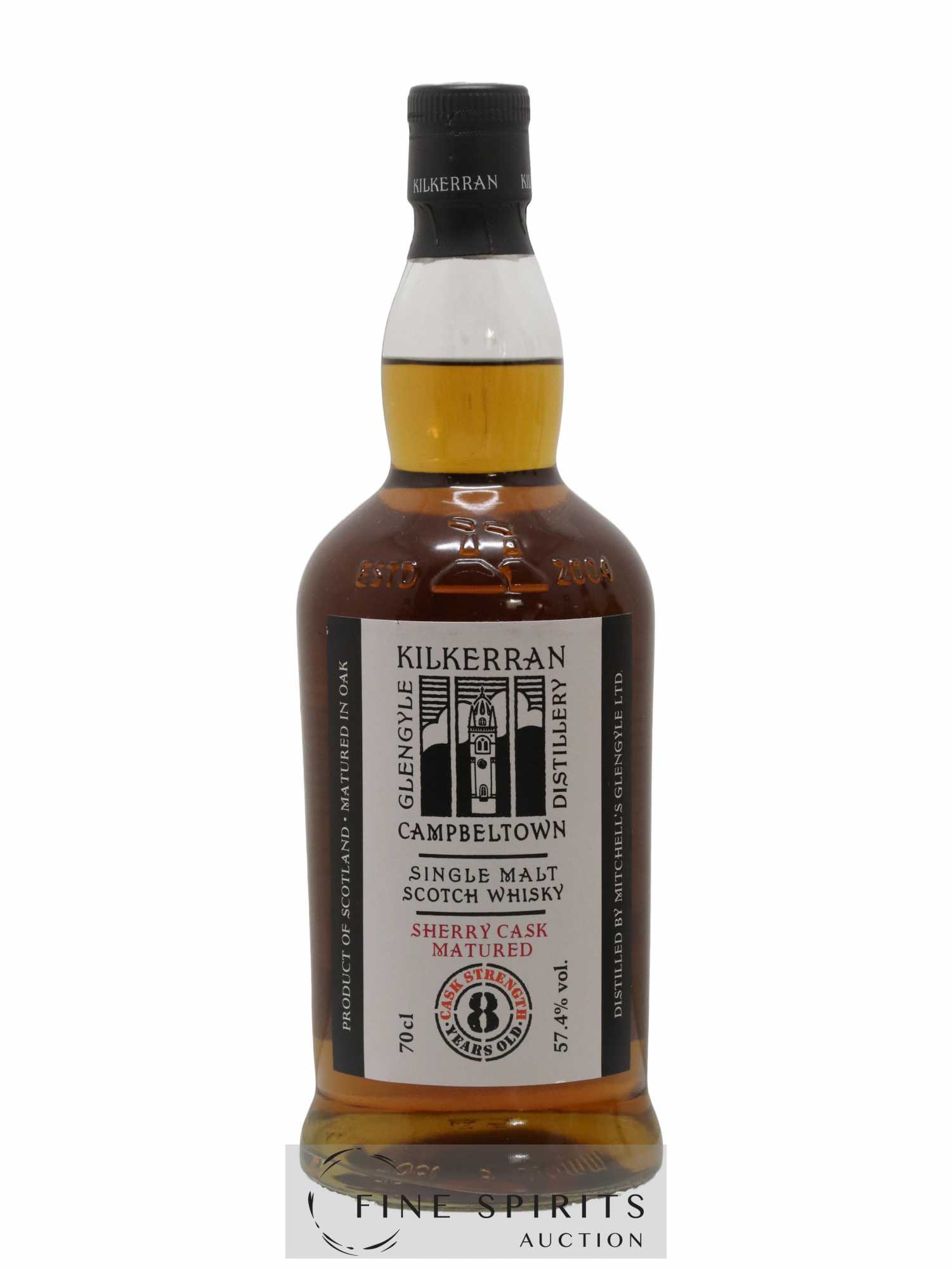 Kilkerran 8 years Of. Sherry Cask Matured Cask Strength (57,4°)