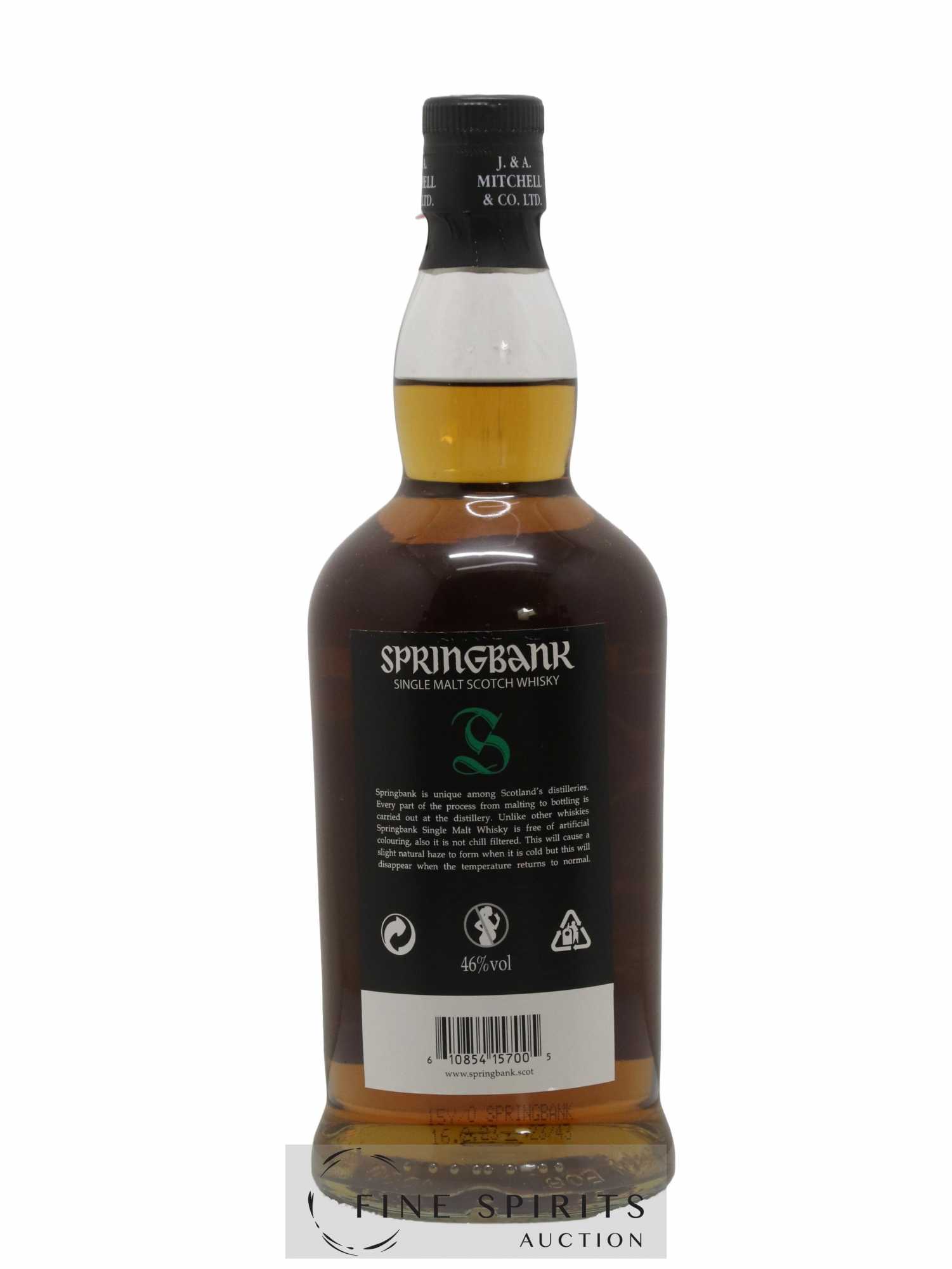 Springbank Cola Buy Springbank 15 years Of. (lot: 1433)