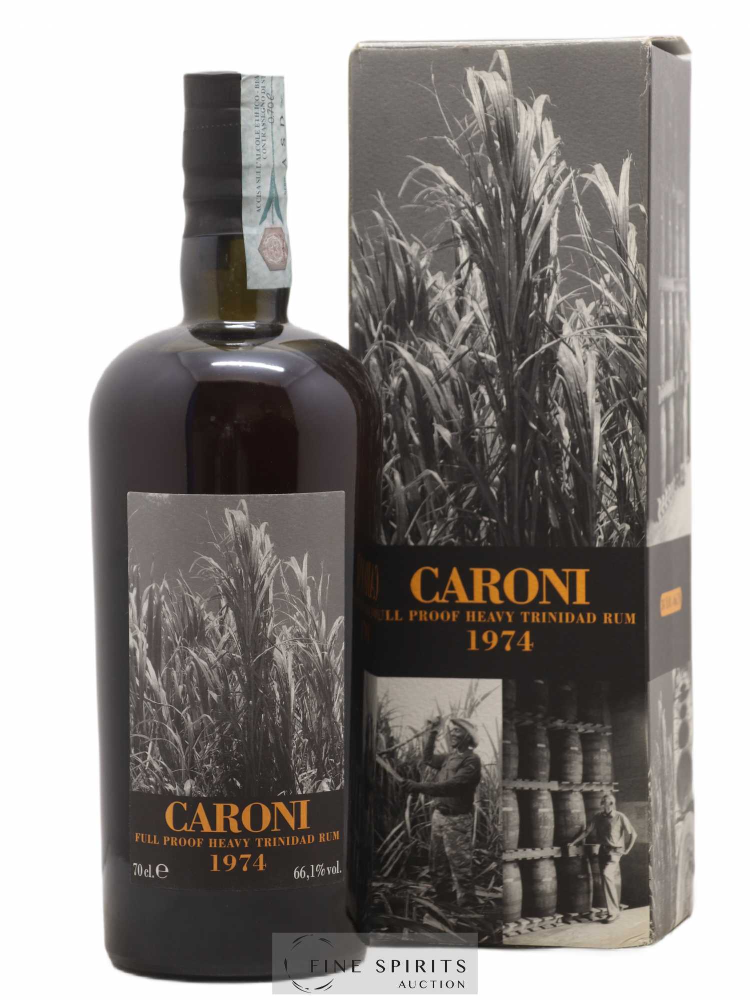 Caroni 34 years 1974 Velier Stock of 7 drums - One of 2000 - bottled 2008 Full Proof