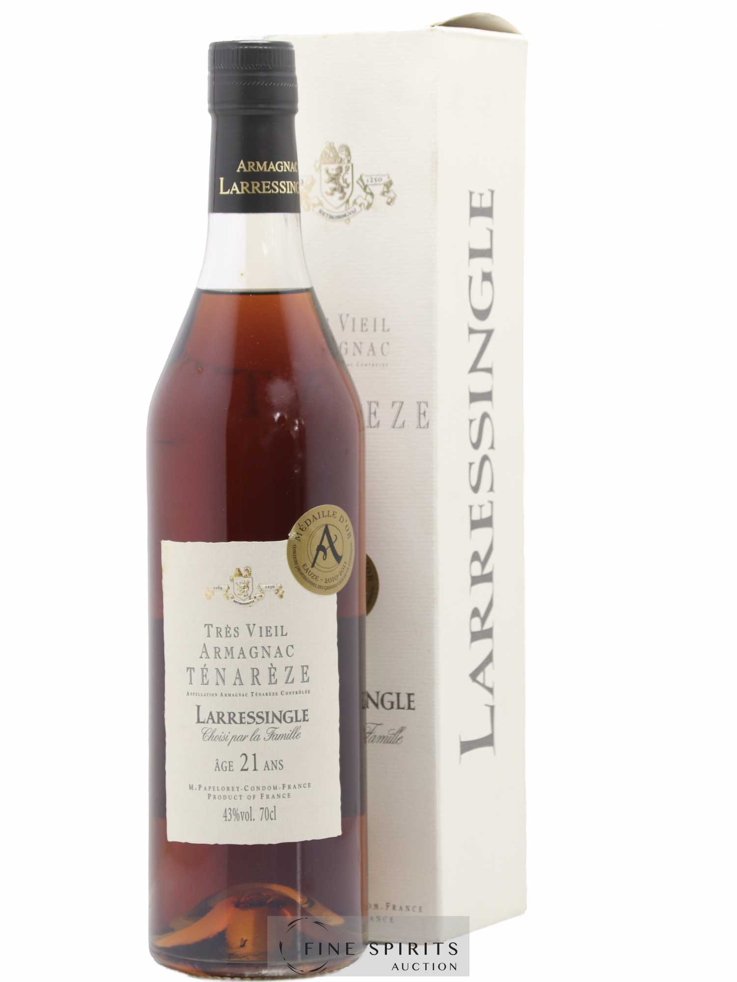 Larressingle 21 years Of. Ténarèze Choisi par la Famille