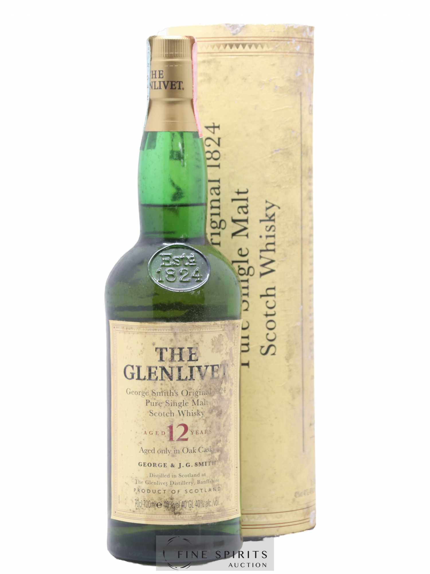 Glenlivet (The) 12 years Of. George Smith's Original 1824 Oak Casks