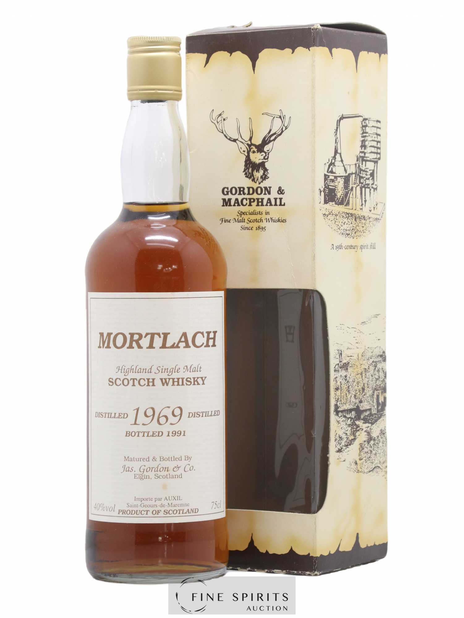 Mortlach 1969 Jas. Gordon & Co bottled 1991 Auxil import