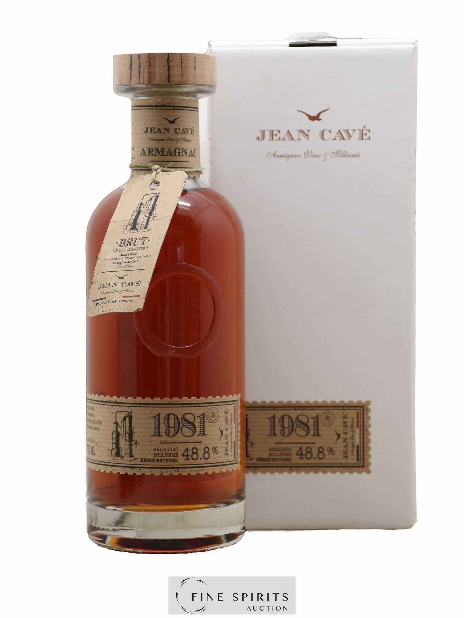 Jean Cavé 1981 Of. Single Cask Brut de fût - bottled 2021