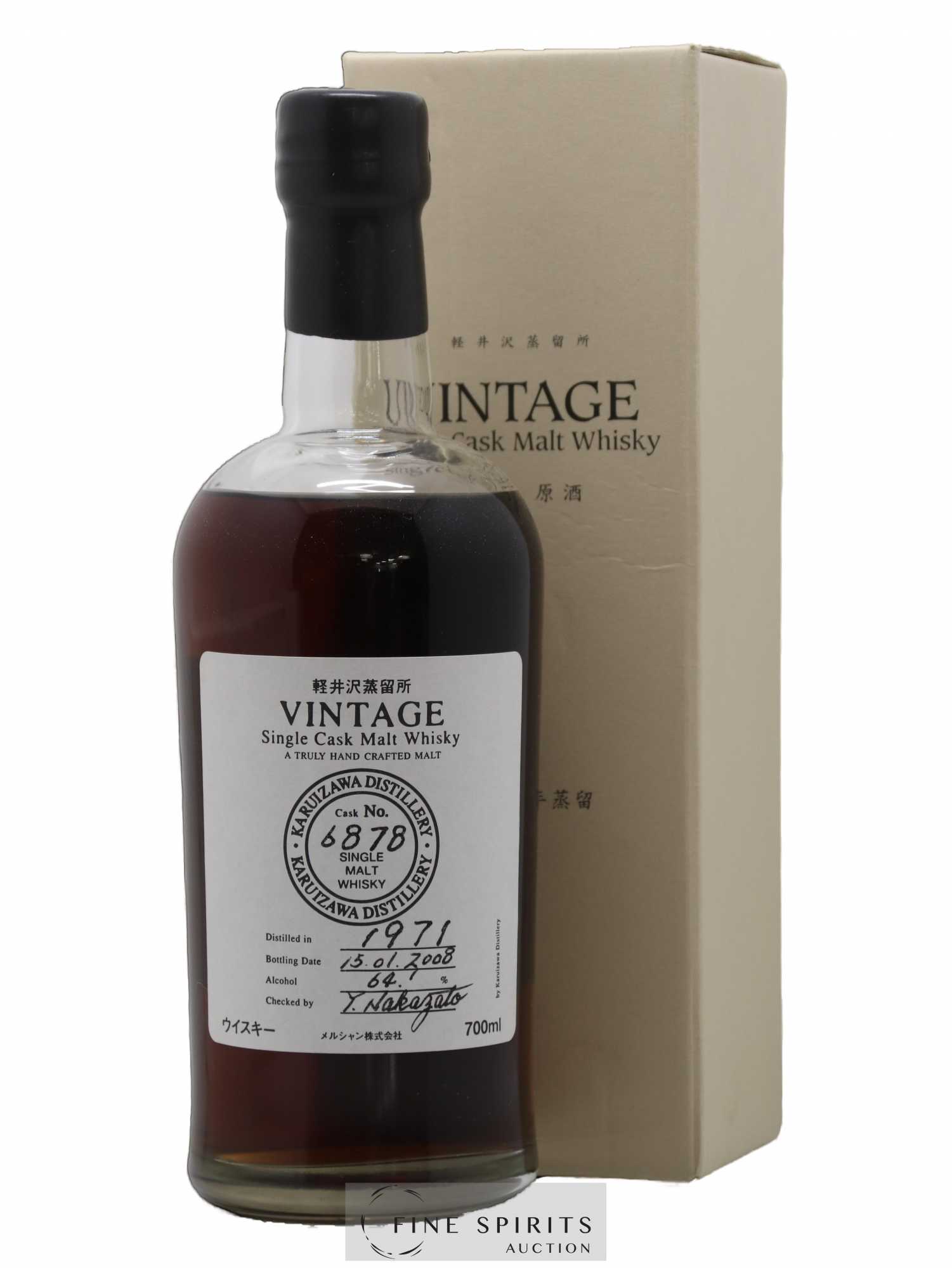 Karuizawa 1971 Number One Drinks Vintage Single Cask n°6878 - bottled 2008