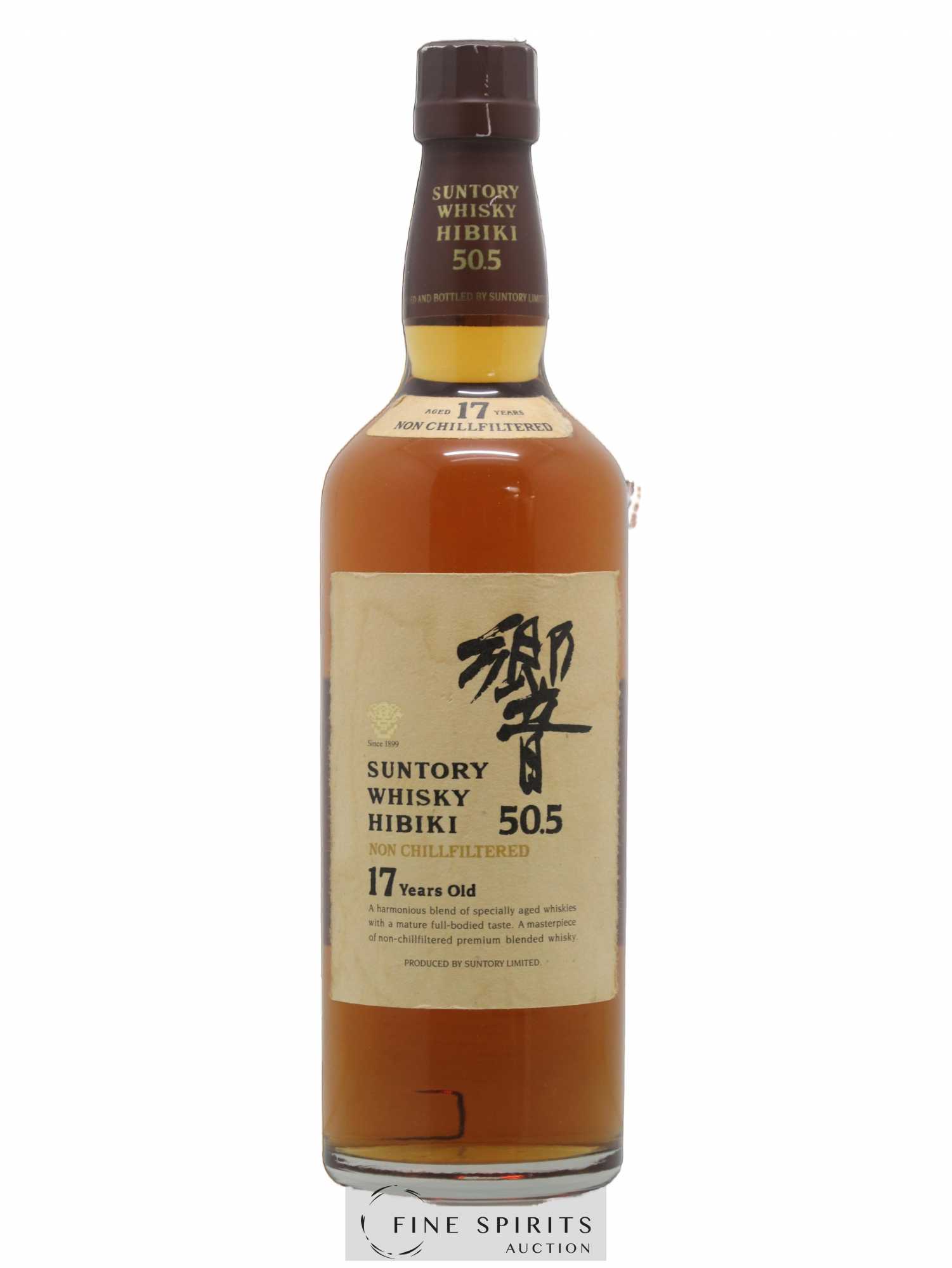 Hibiki 17 years Of. Suntory Non Chillfiltered