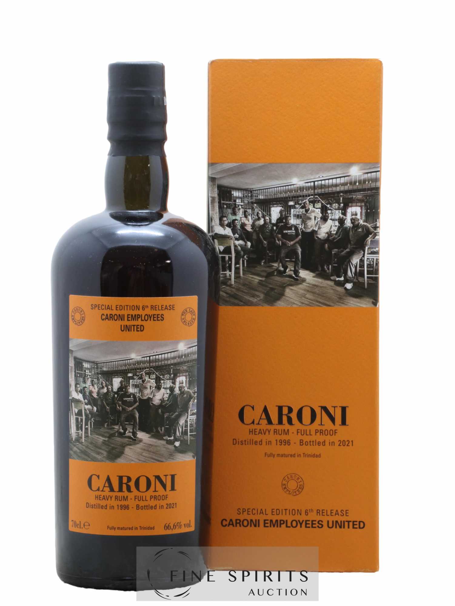 Caroni 1996 Velier Special Edition 6th Release - One of 754 - bottled 2021 Caroni Employees United