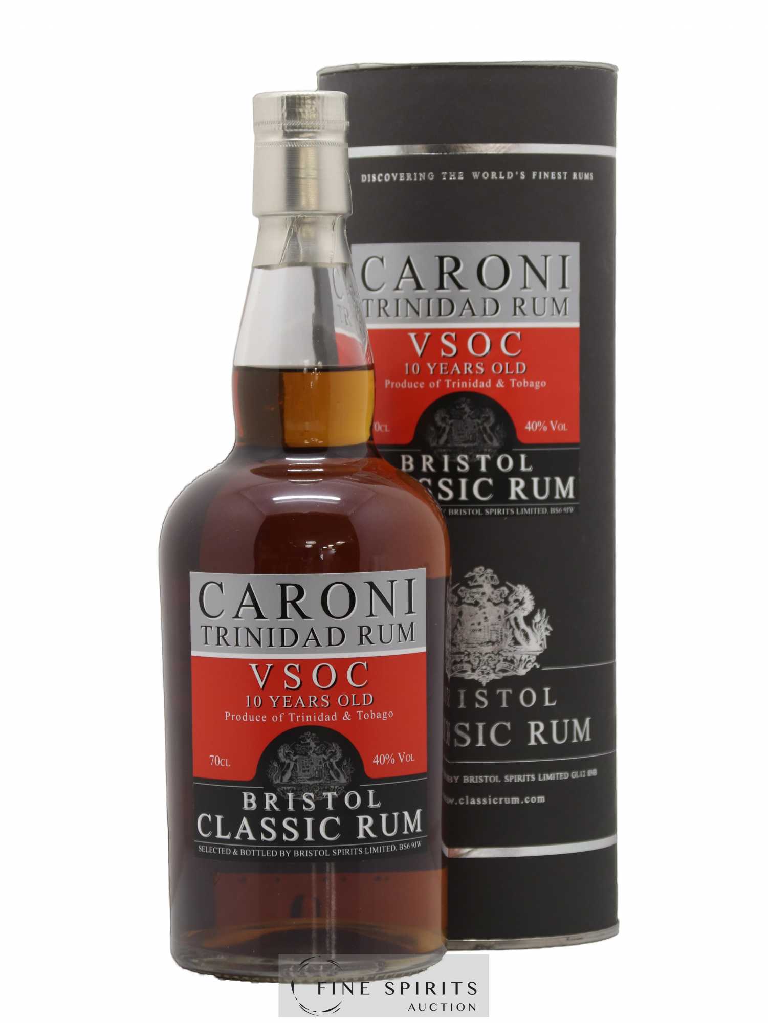 Caroni 10 years Bristol Spirits VSOC - Bristol Classic Rum
