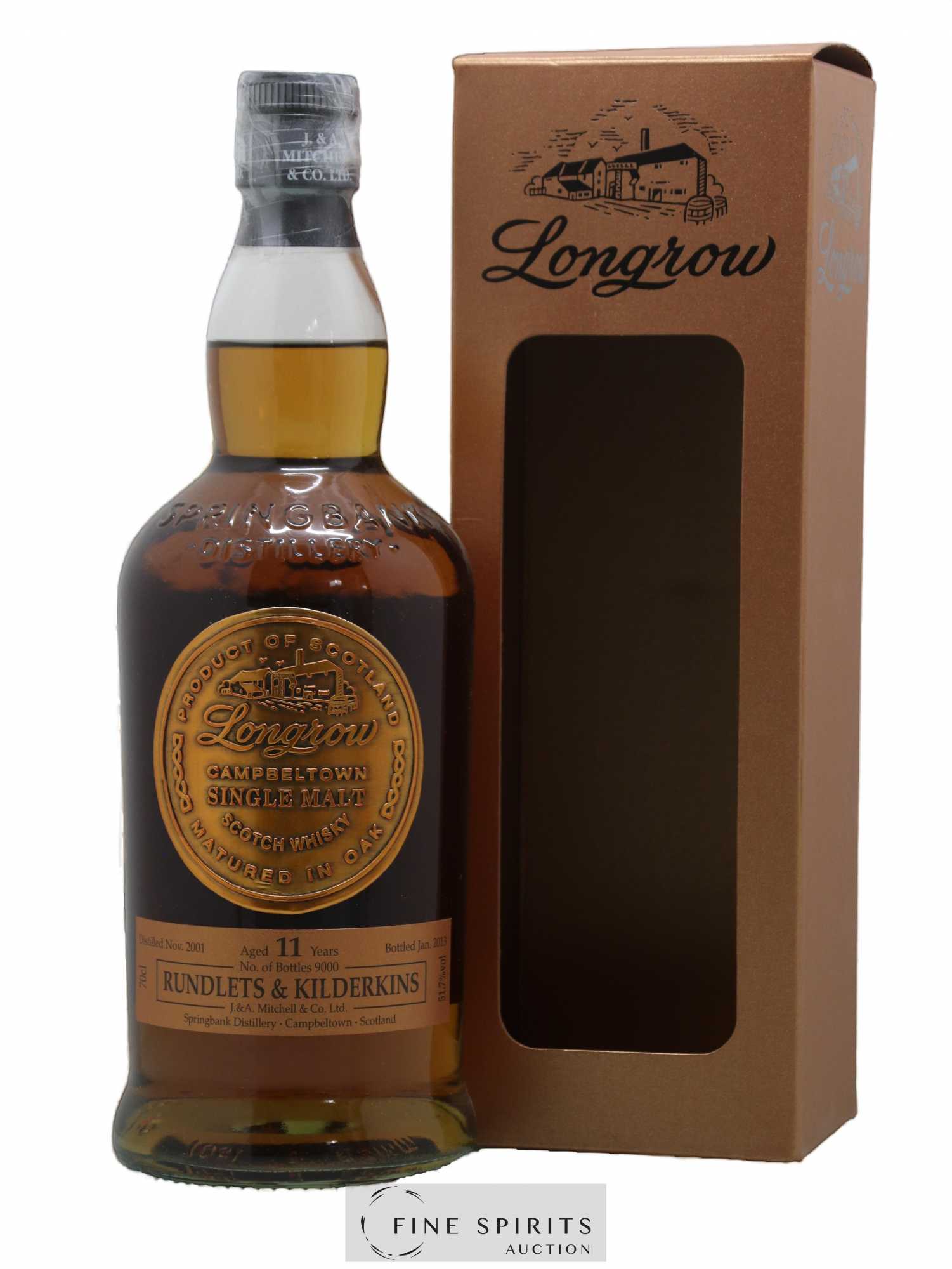 Longrow 11 years 2001 Of. Rundlets & Kilderkins One of 9000 - bottled 2013
