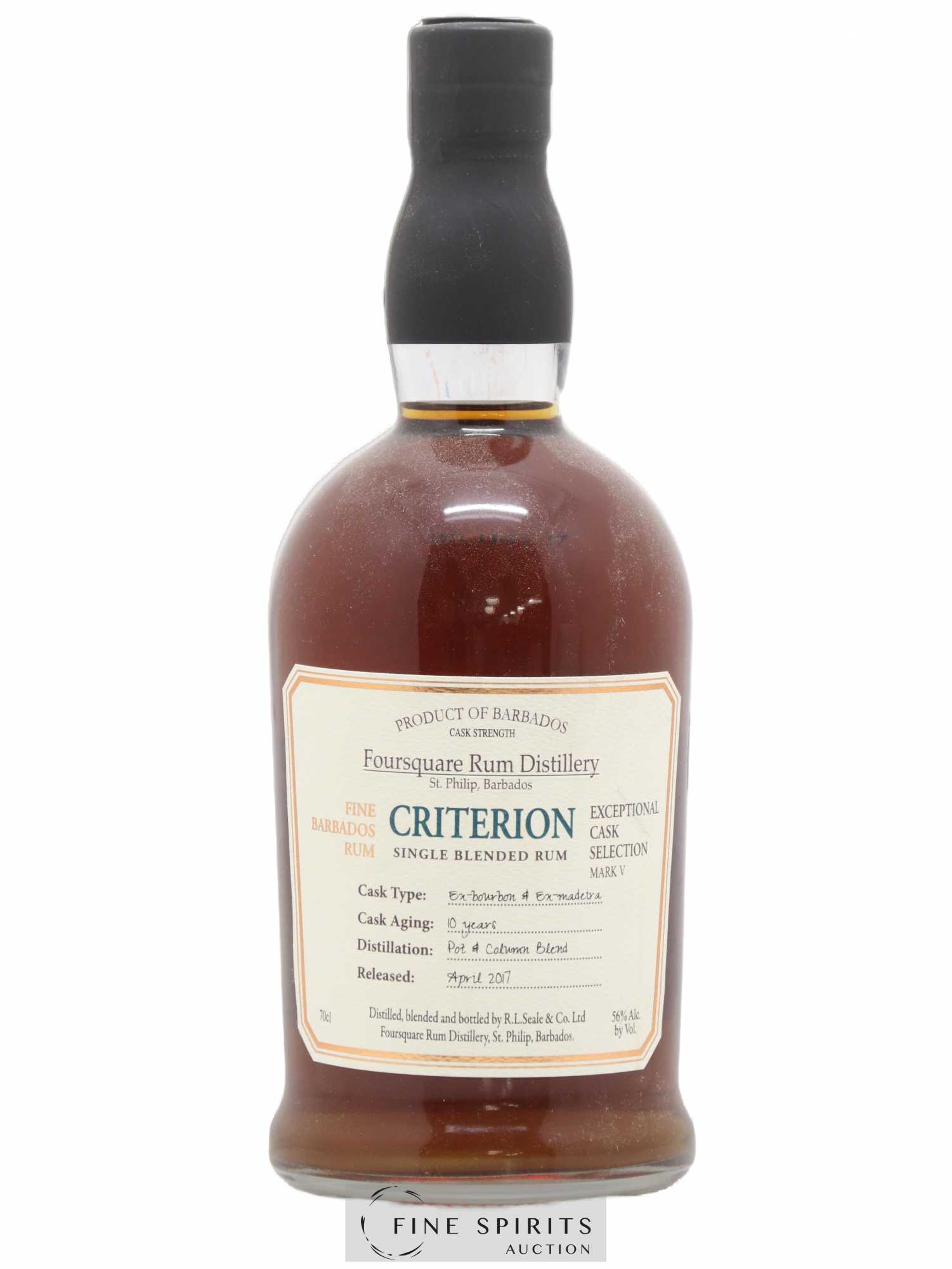 Foursquare 10 years Of. Criterion Mark V - bottled 2017 Exceptional Cask Selection