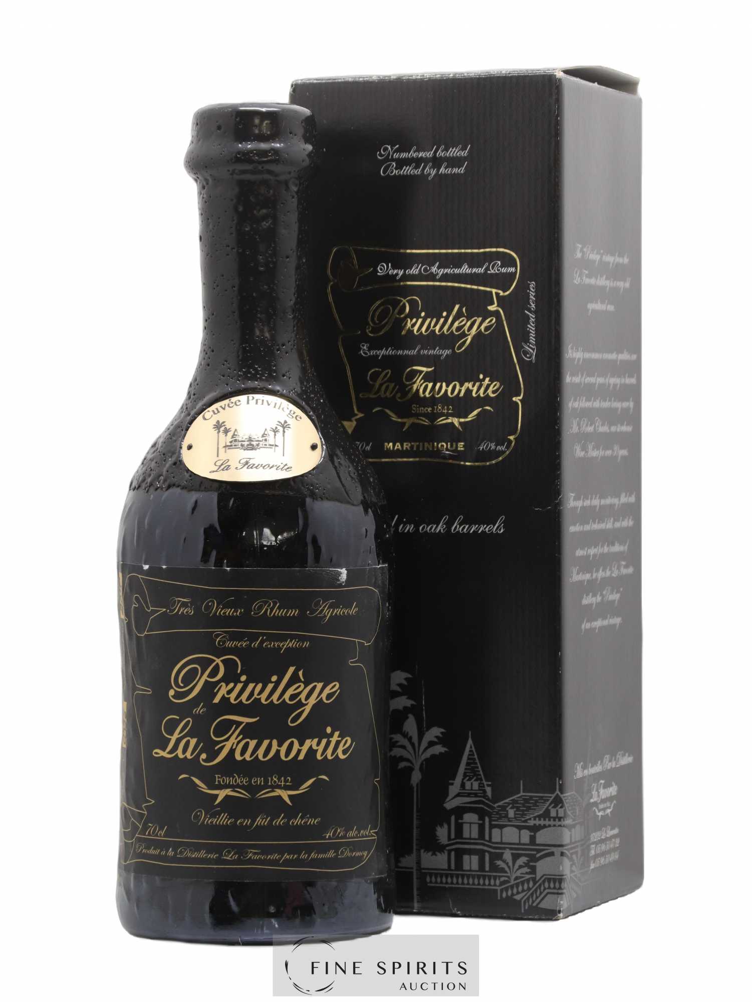 La Favorite Of. Privilège bottled 2015 Cuvée d'Exception