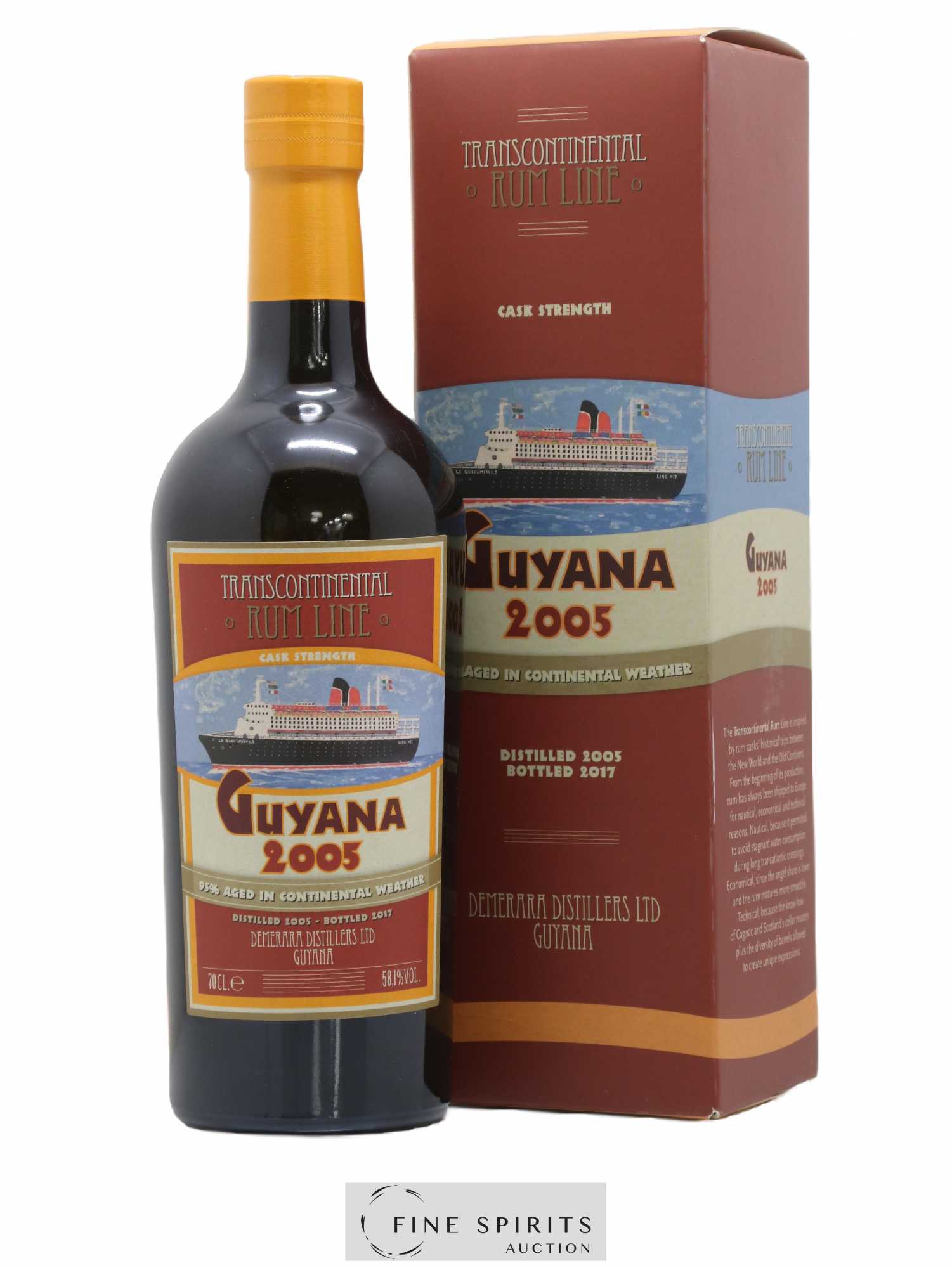 Guyana 2005 LMDW Transcontinental Rum Line