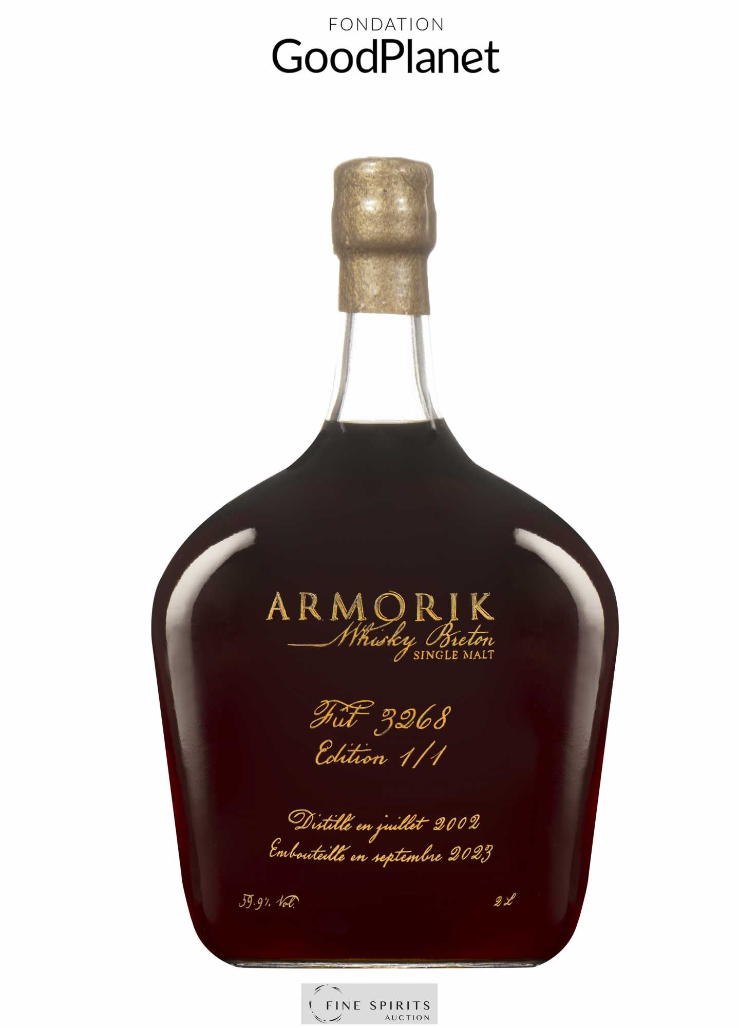 Armorik Whisky Breton single malt BIO - La Cave de Maintenon