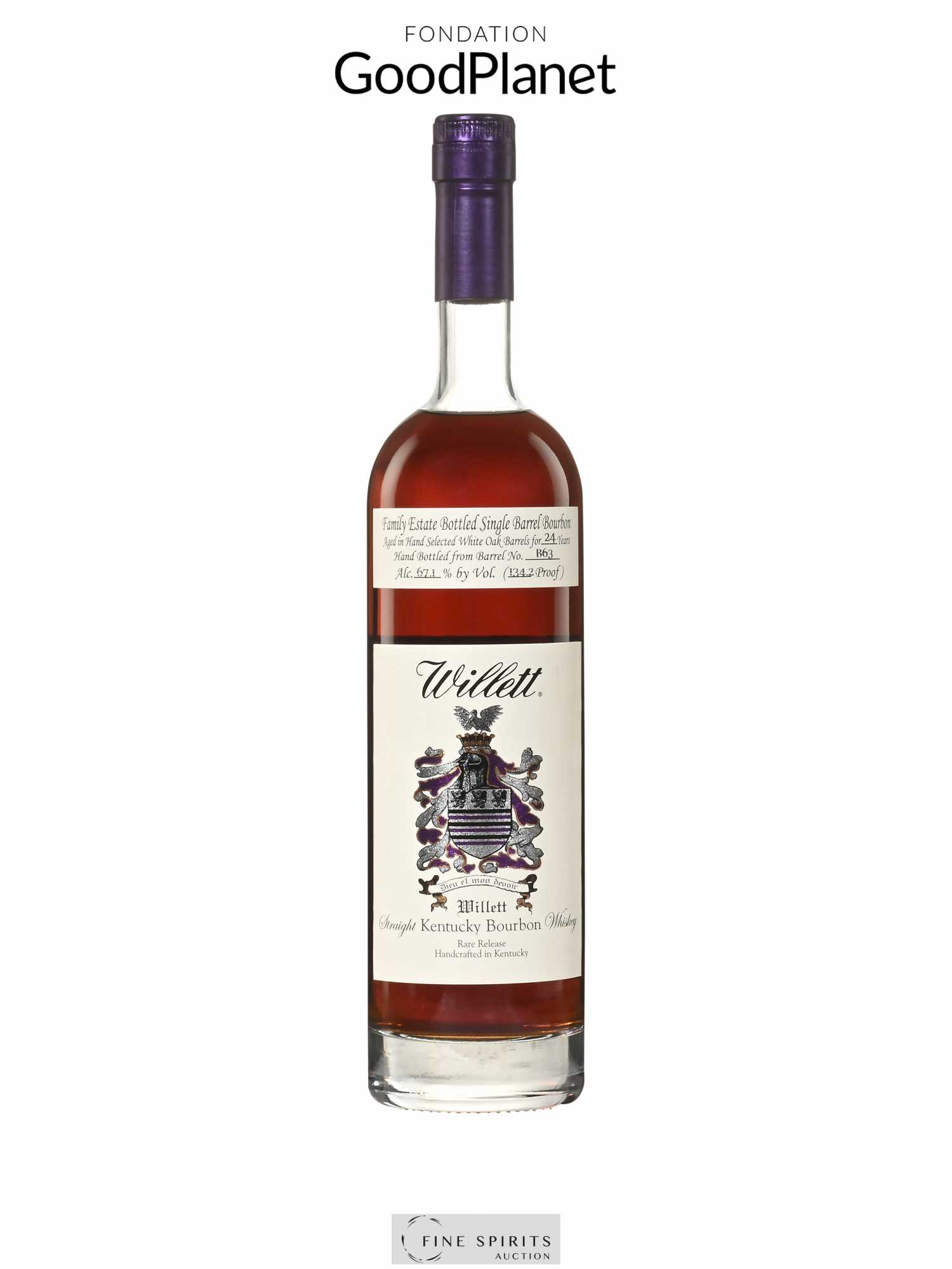Willett Family Estate 24 years 1993 Bourbon Single Barrel B63
