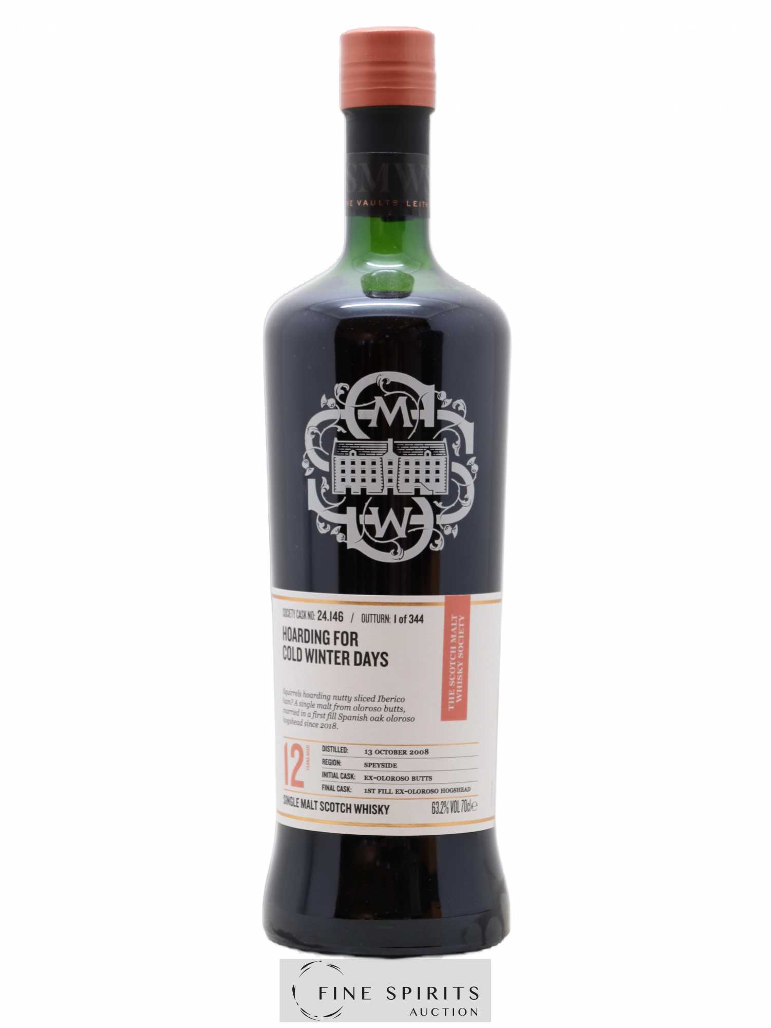 Hoarding for Cold Winter Days 12 years 2008 The Scotch Malt Whisky Society Cask n°24.146 - One of 344