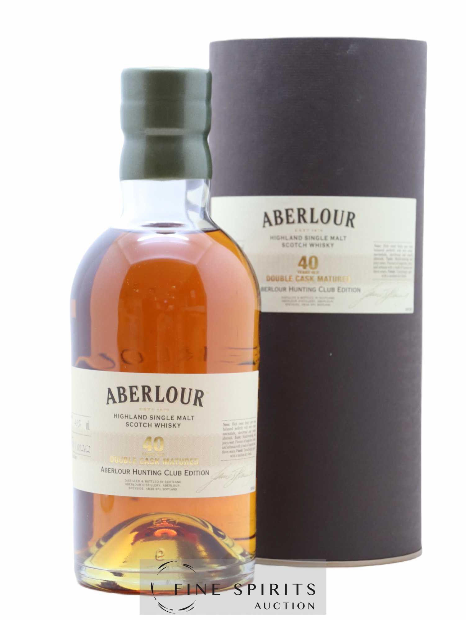 Aberlour 40 years Of. Hunting Club Edition Casks n°4561-10262