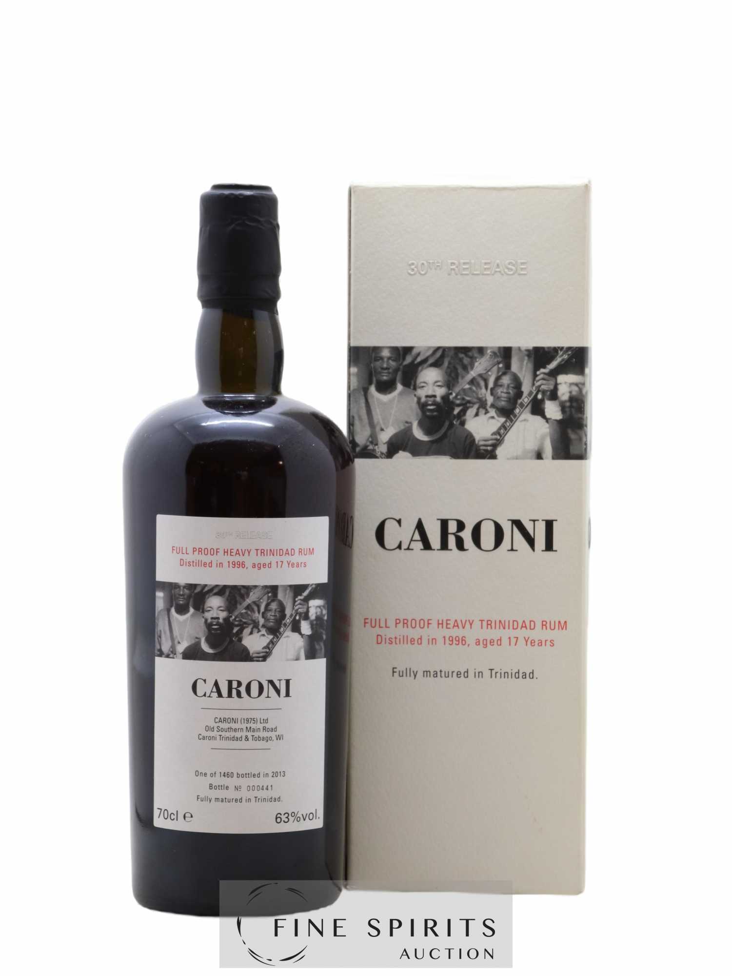 Caroni 17 years 1996 Velier The Faces 30th Release - One of 1460 - bottled 2013