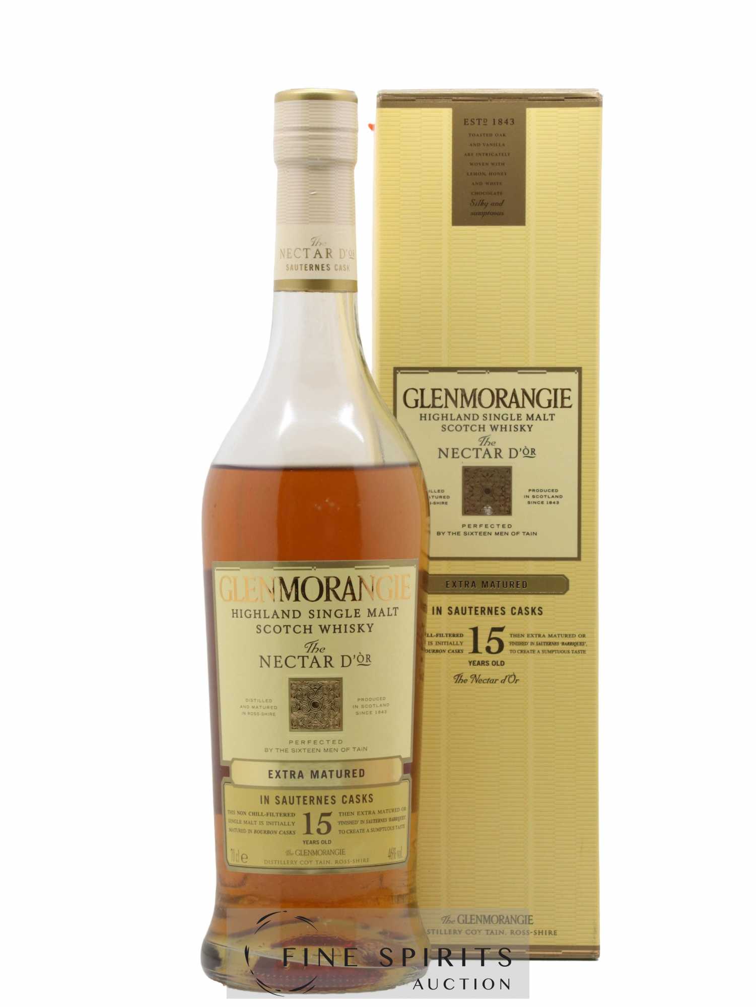 Glenmorangie 15 years Of. Nectar d'Òr Sauternes Cask Finish Extra Matured