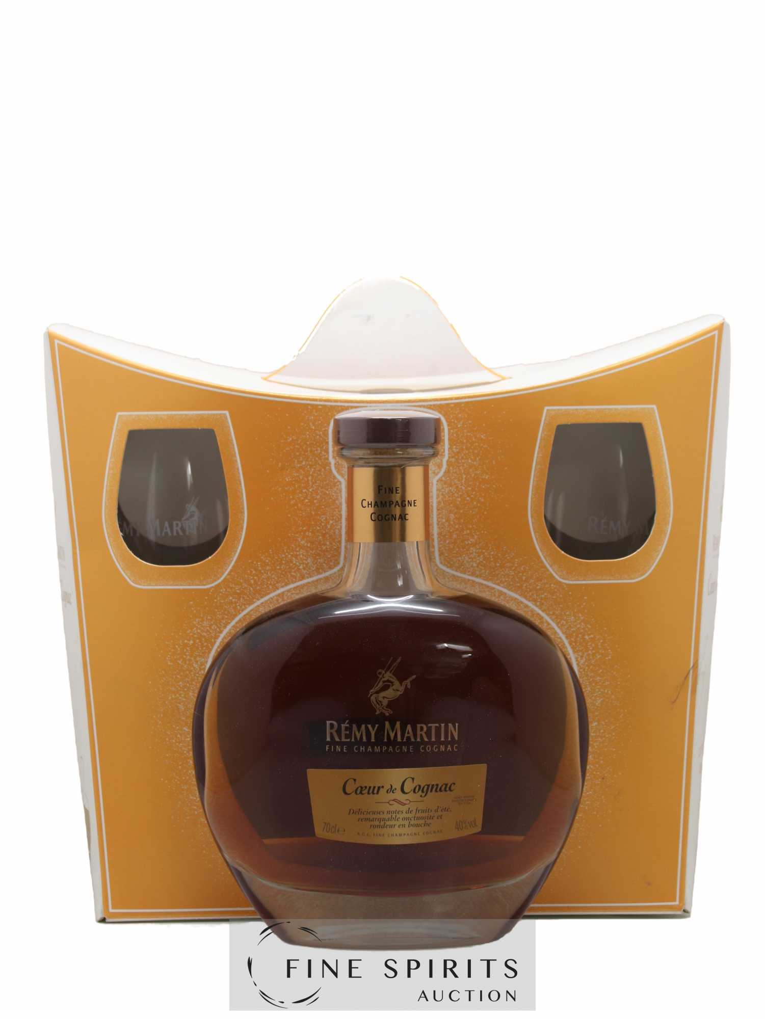 Rémy Martin Of. Coeur de Cognac Coffret with 2 glasses