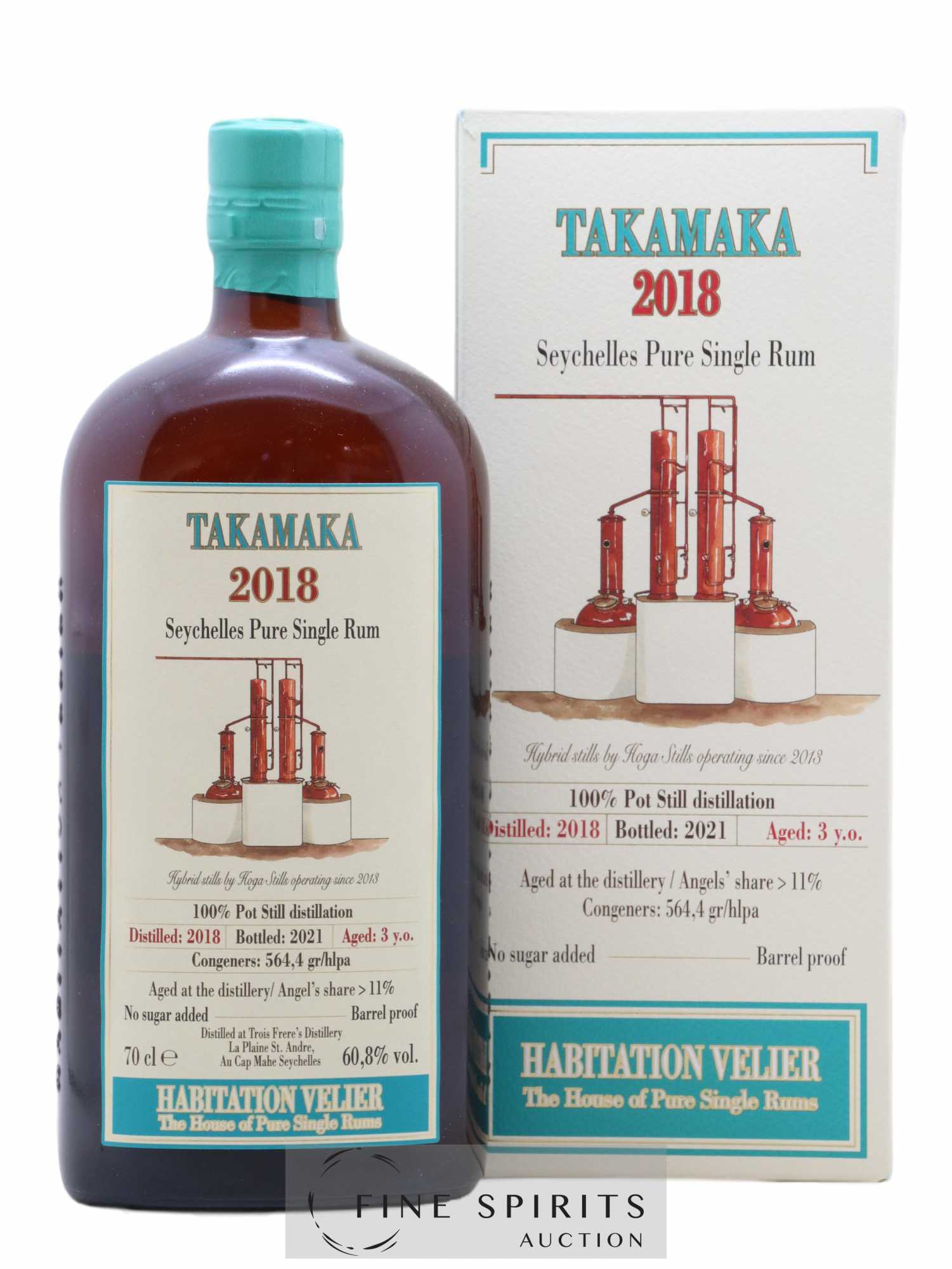 Takamaka 3 years 2018 Of. bottled 2021 Habitation Velier