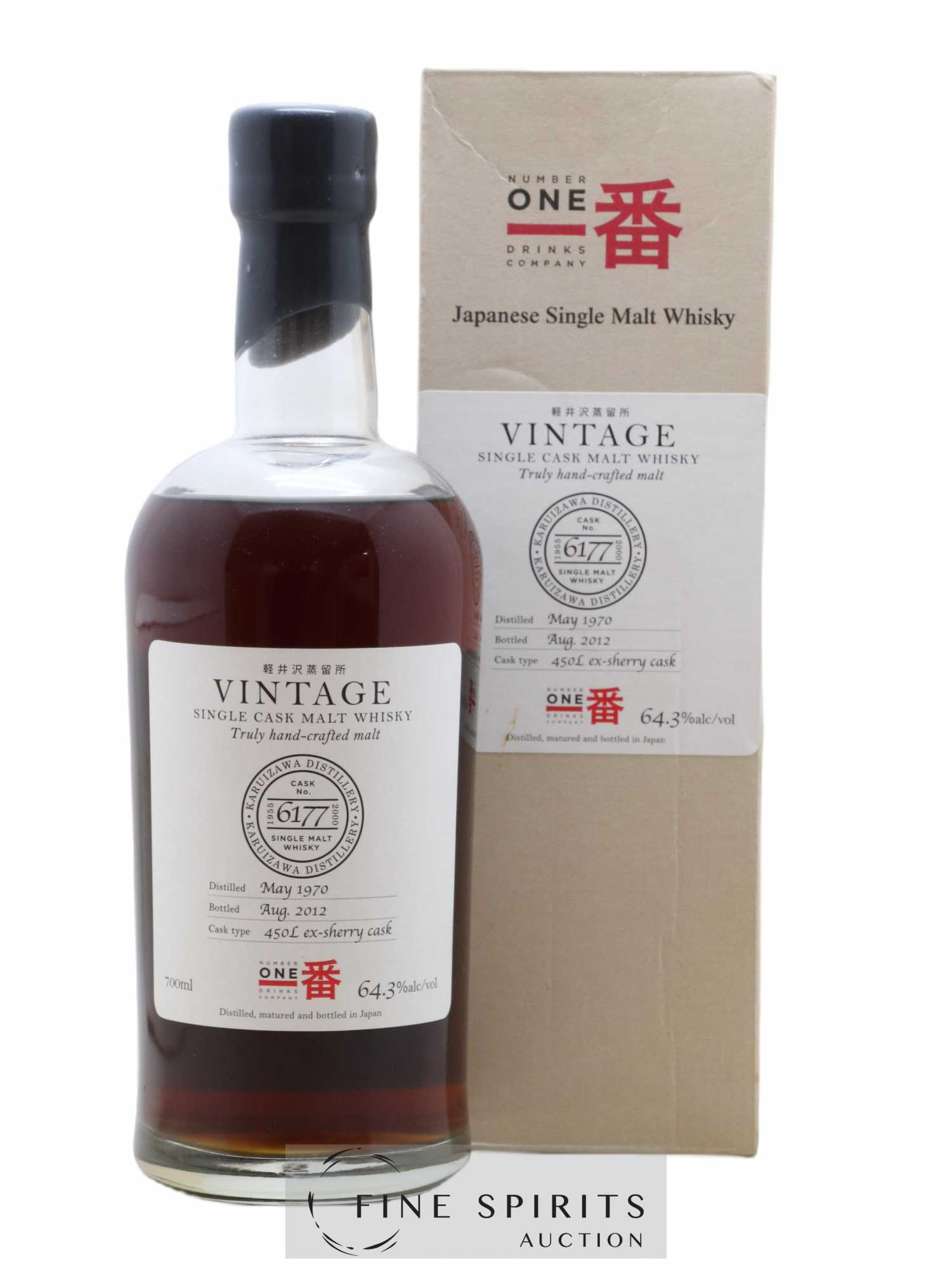 Karuizawa 1970 Number One Drinks Ex-Sherry Cask n°6177 - bottled 2012