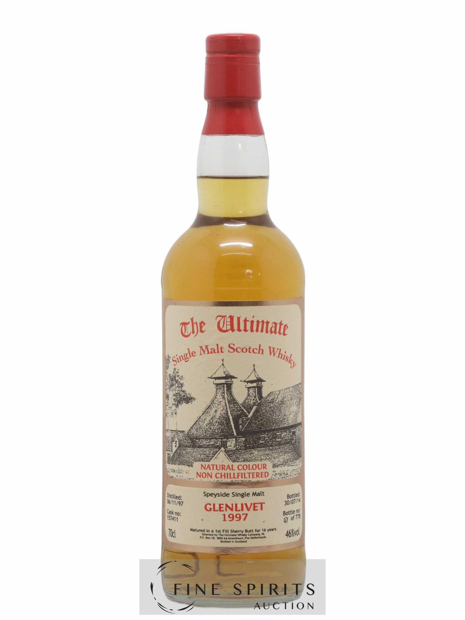 Glenlivet (The) 1997 The Ultimate Whisky Company The Ultimate Cask n°157411 - One of 778 - bottled 2014 the