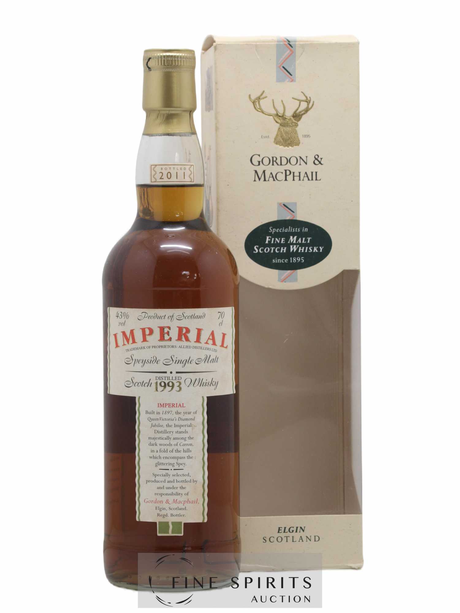 Imperial 1993 Gordon & Macphail bottled 2011