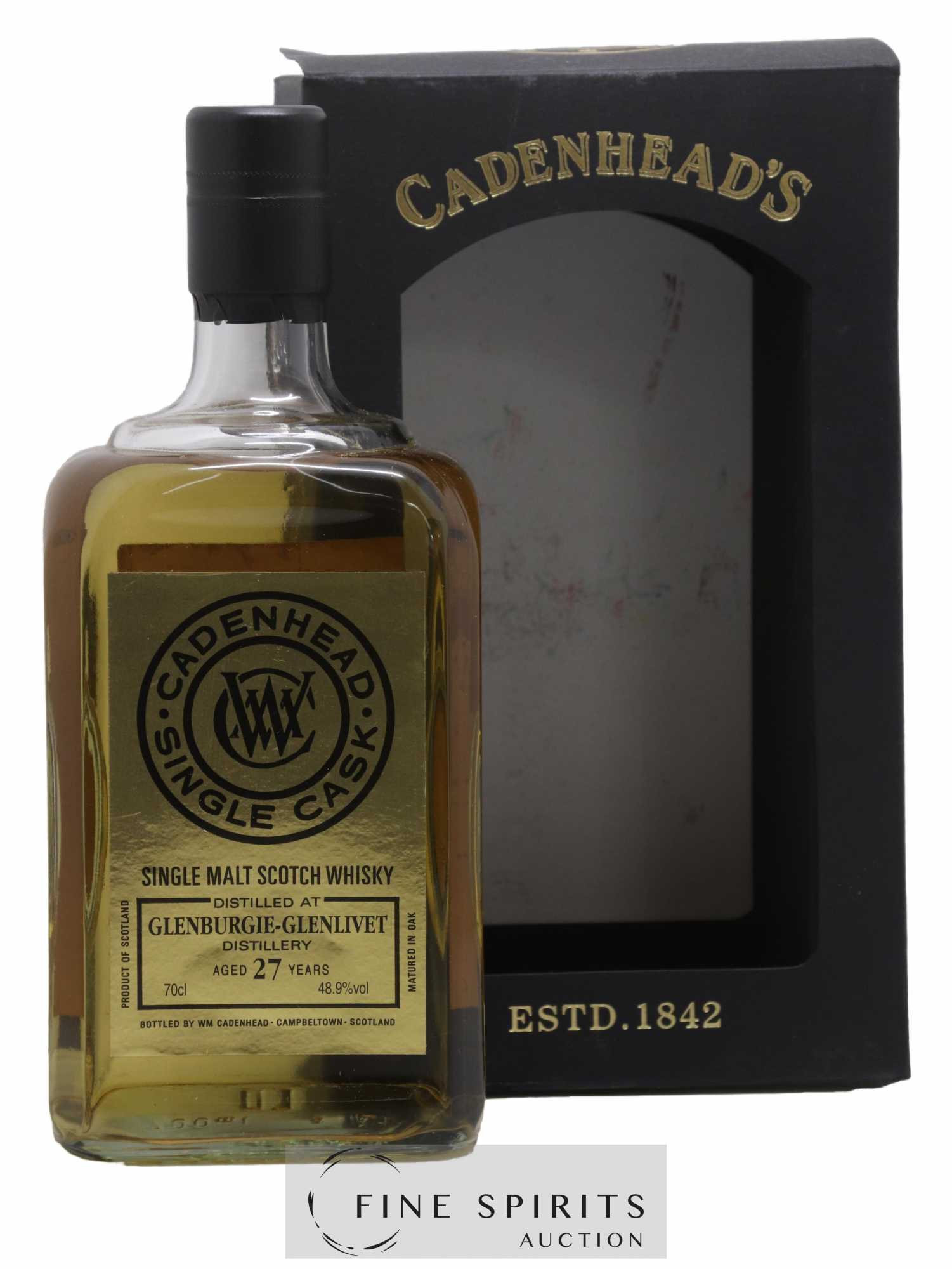 Glenburgie 27 years 1992 Cadenhead's Single Cask One of 222 - bottled 2019