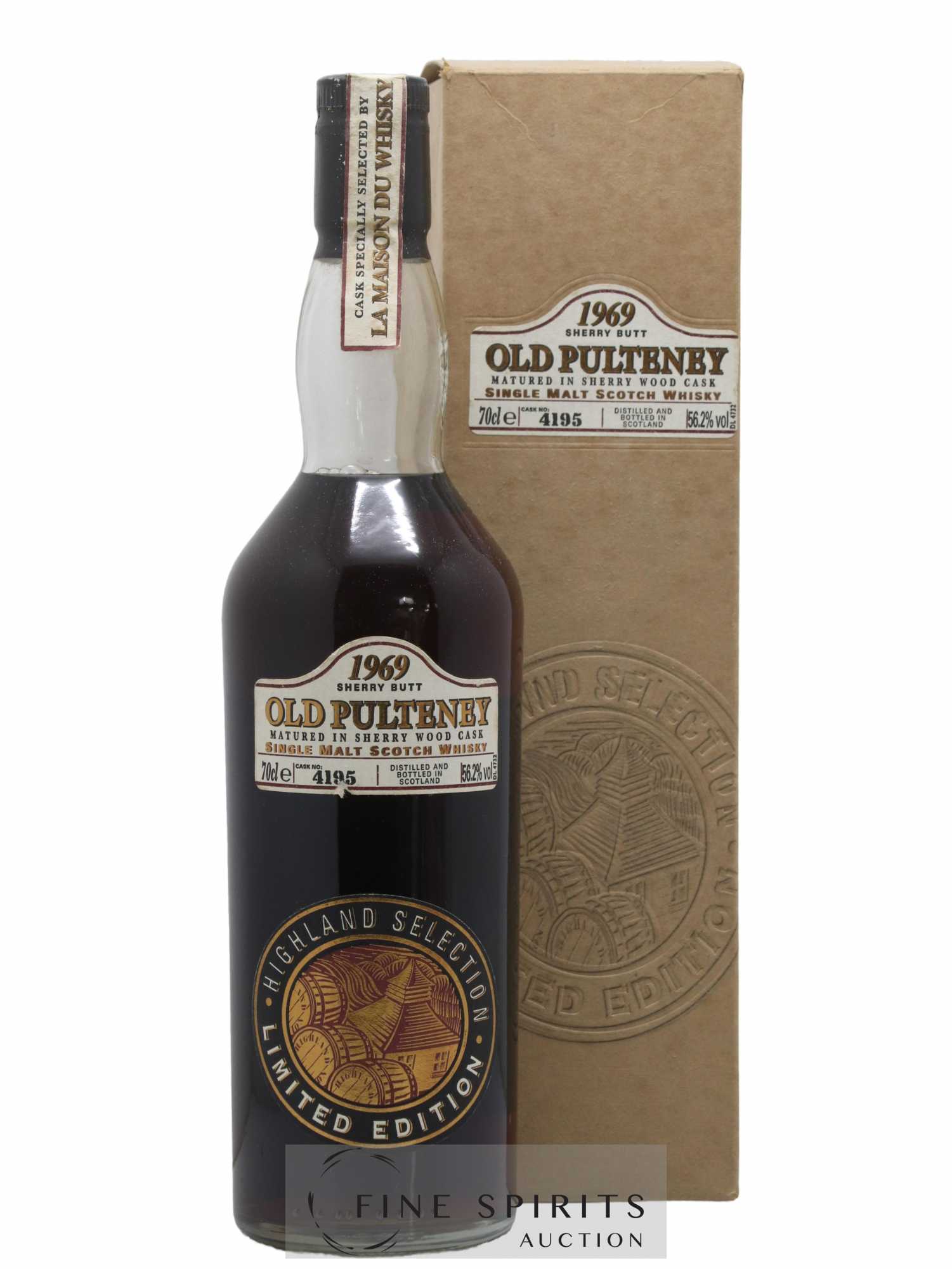 Old Pulteney 1969 Of. Sherry Butt Cask n°4195 LMDW Limited Edition