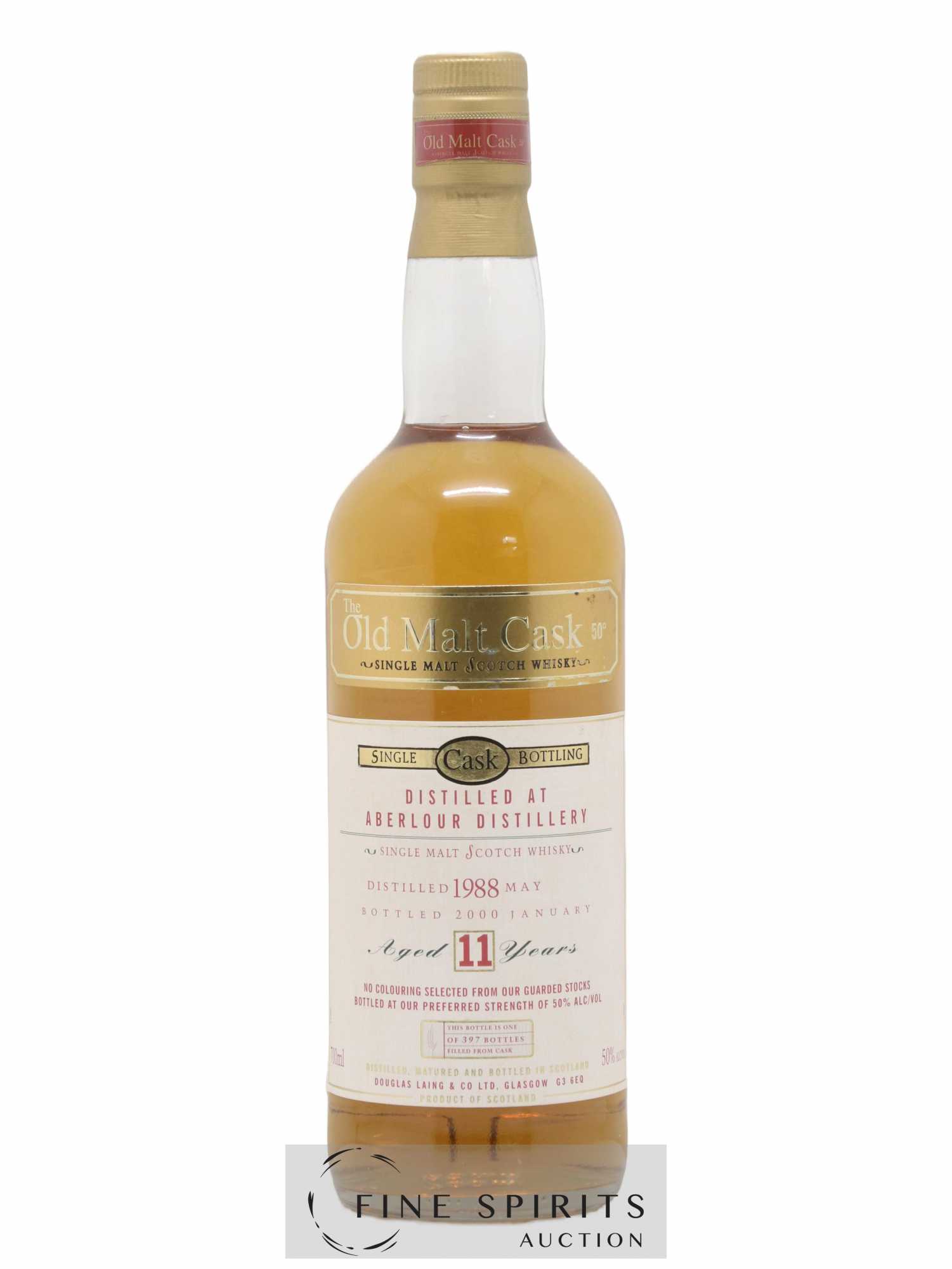 Aberlour 11 years 1988 Douglas Laing One of 397 - bottled 2000 The Old Malt Cask