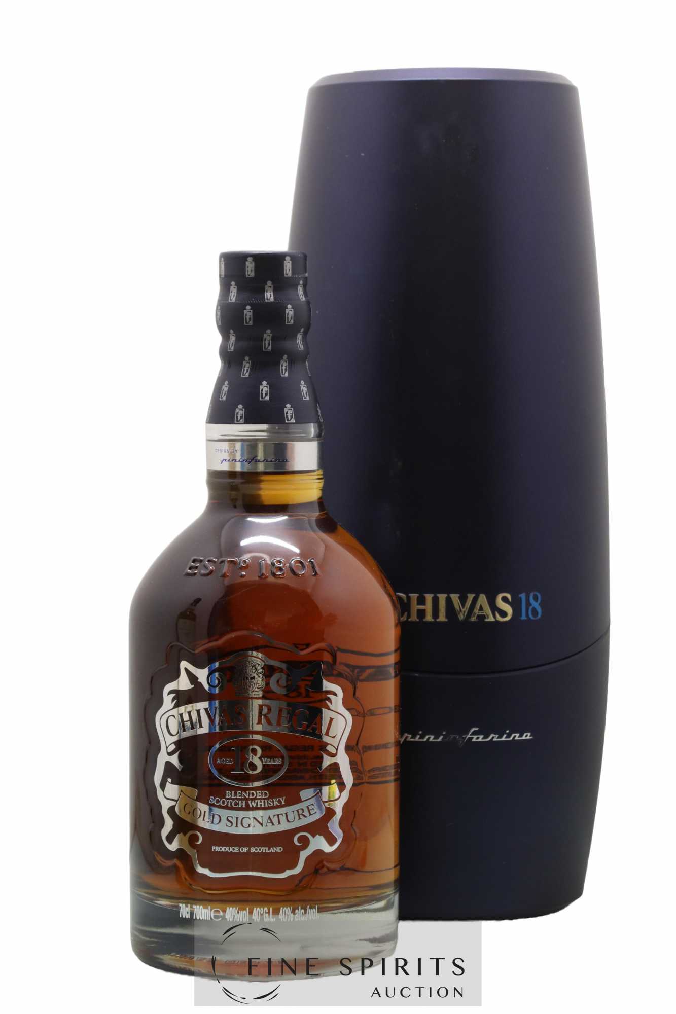 Chivas Regal 18 years Of. Limited Edition Pininfarina Gold Signature