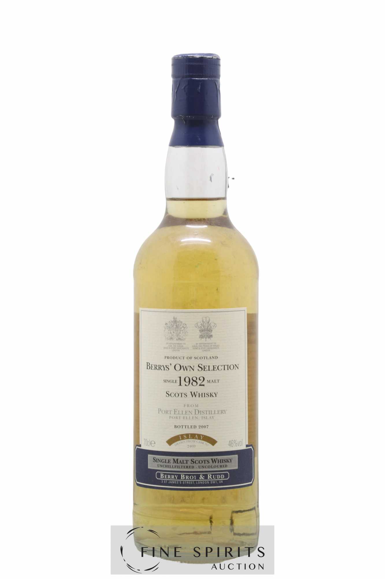 Port Ellen 1982 Berry Bros & Rudd Cask n°2469 - bottled 2007 Berry's Own Selection