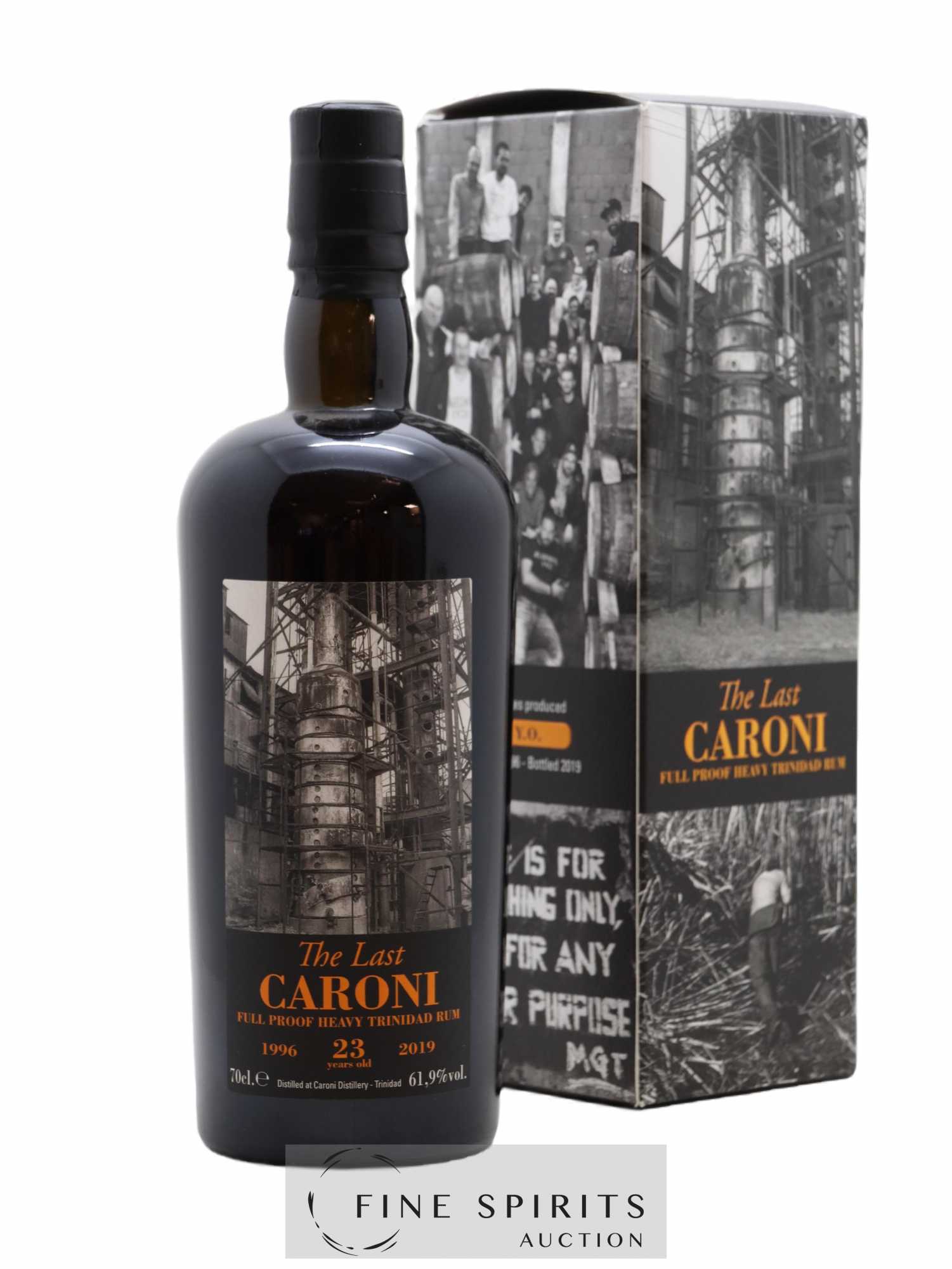 Caroni 23 years 1996 Velier The Last 39th Release - bottled 2019 Full Proof