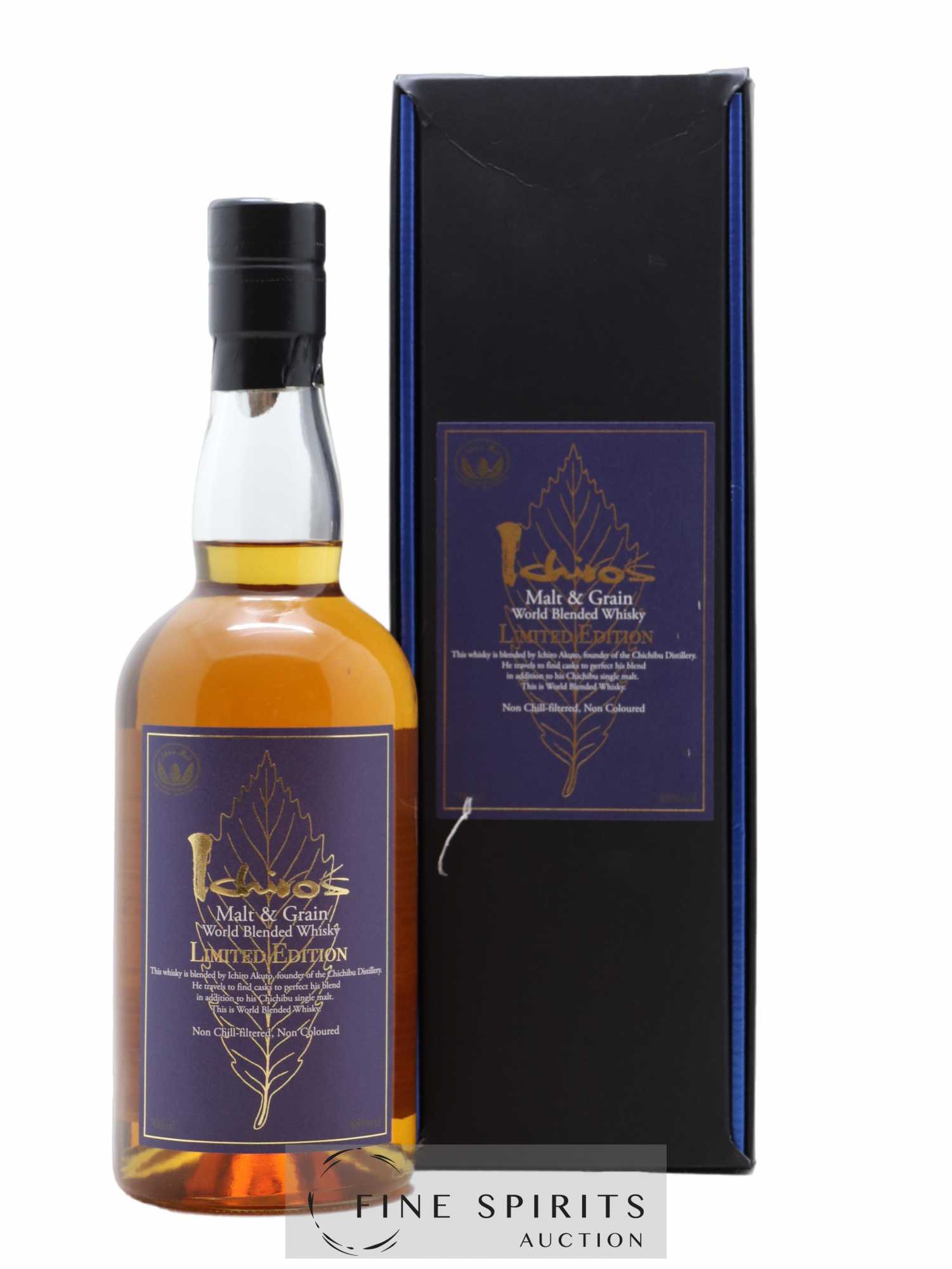 Ichiro's Malt Of. Malt & Grain - World Blended Whisky Non-Chill filtered LMDW Limited Edition
