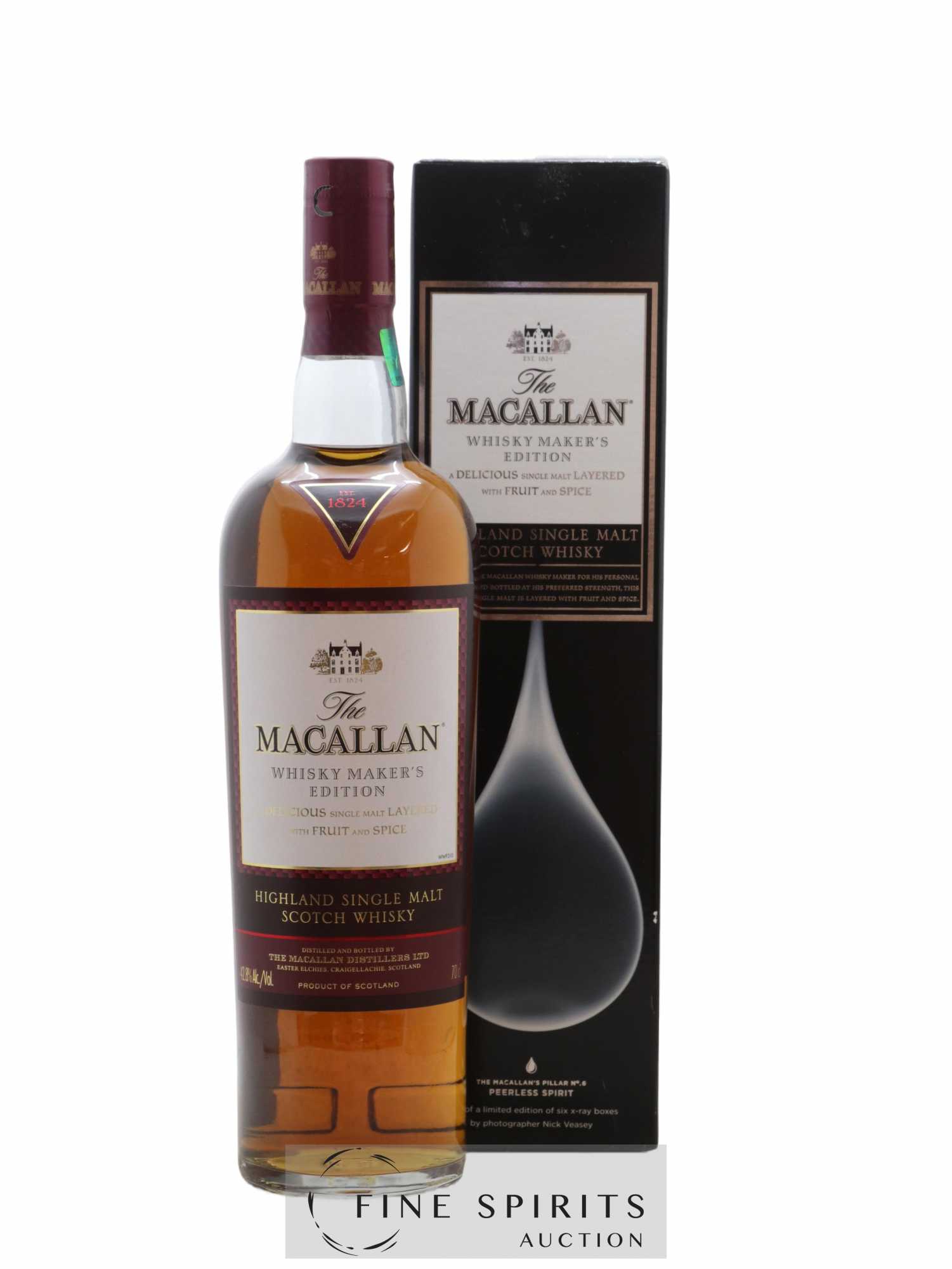 Macallan (The) Of. Whisky Maker's Edition The 1824 Series