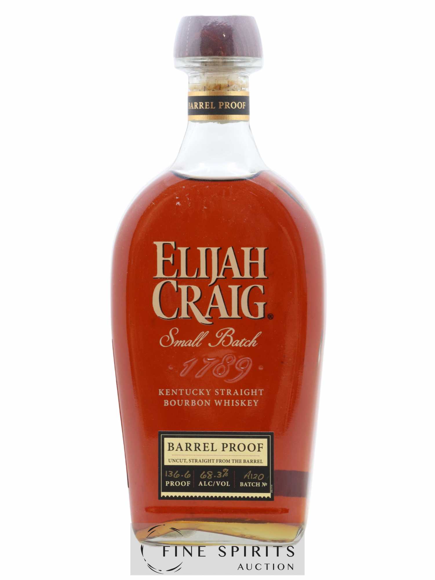 Elijah Craig 12 years Of. Barrel Proof Small Batch n°A120
