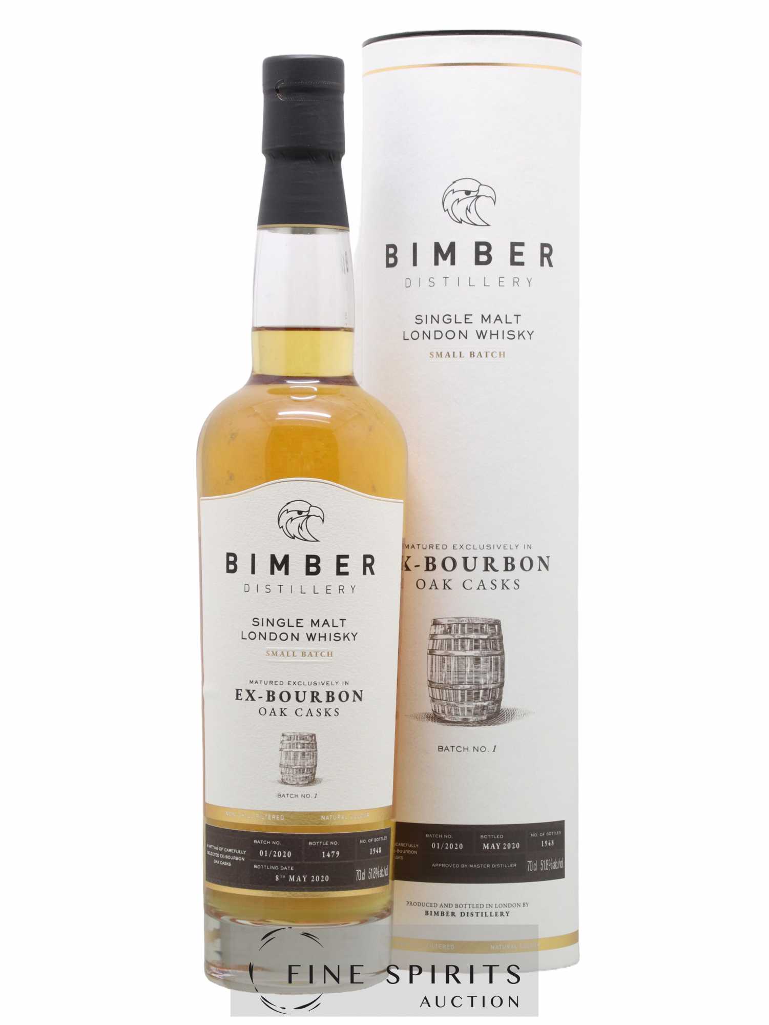 Bimber Of. Ex-Bourbon Small Batch n°01-2020 - One of 1948 - bottled 2020